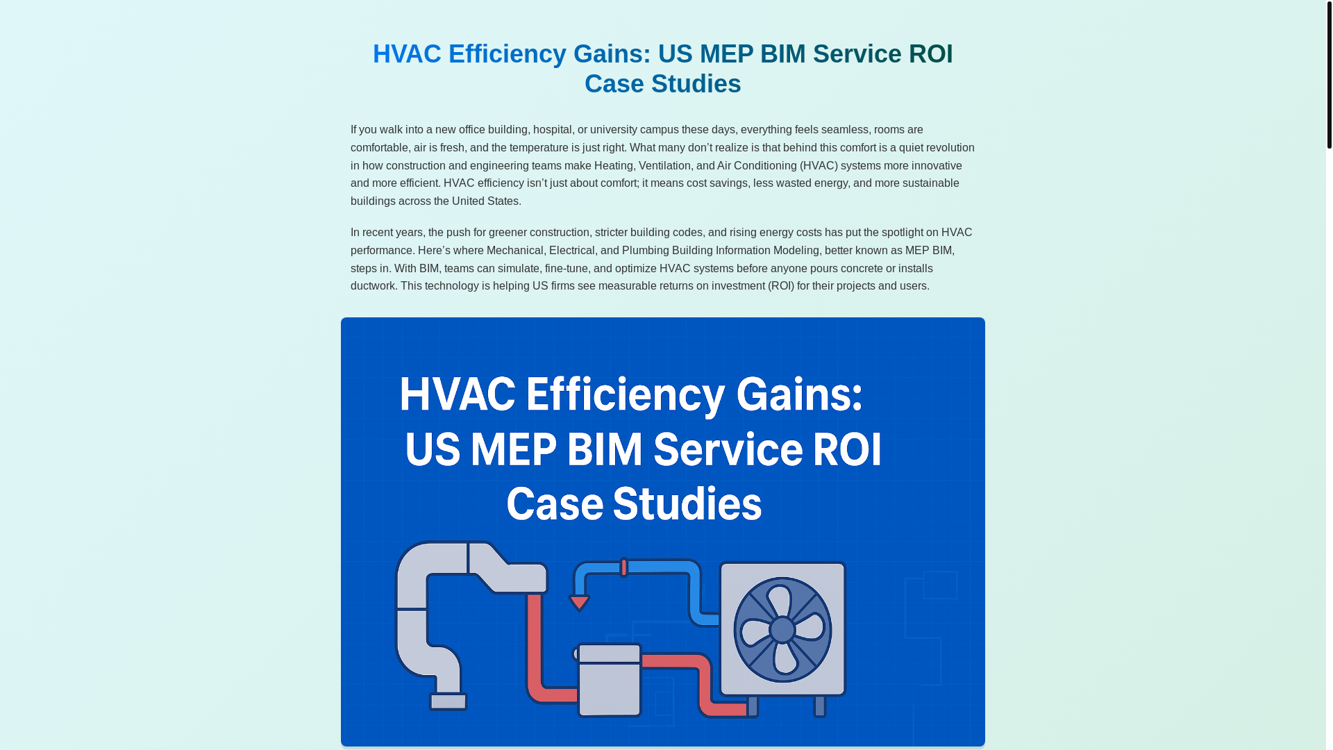 website screenshot of https://hvac-efficiency-gains-and-mep-bim-roi-case-studies.pages.dev/