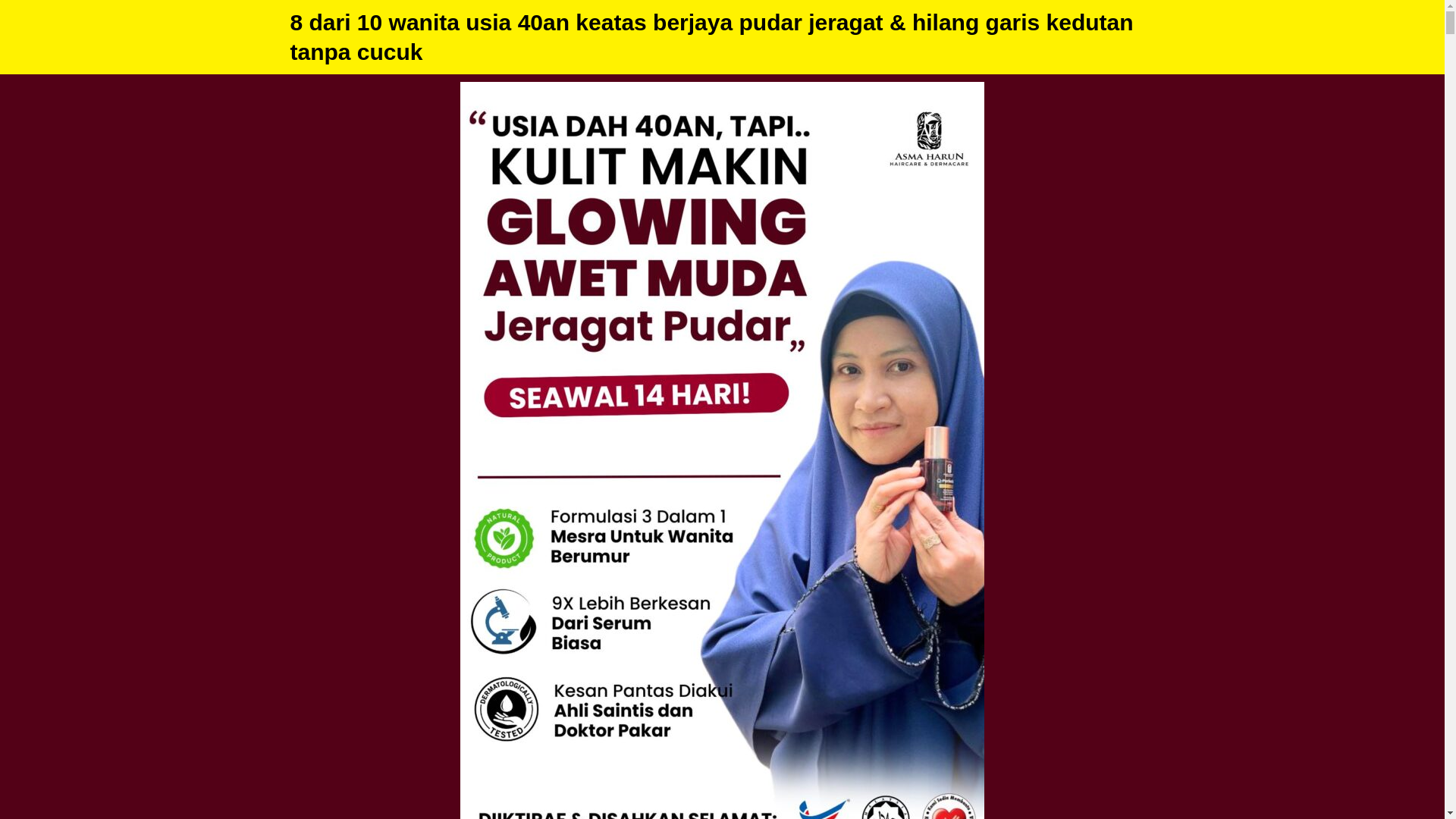 website screenshot of https://serumasmaharun.com/