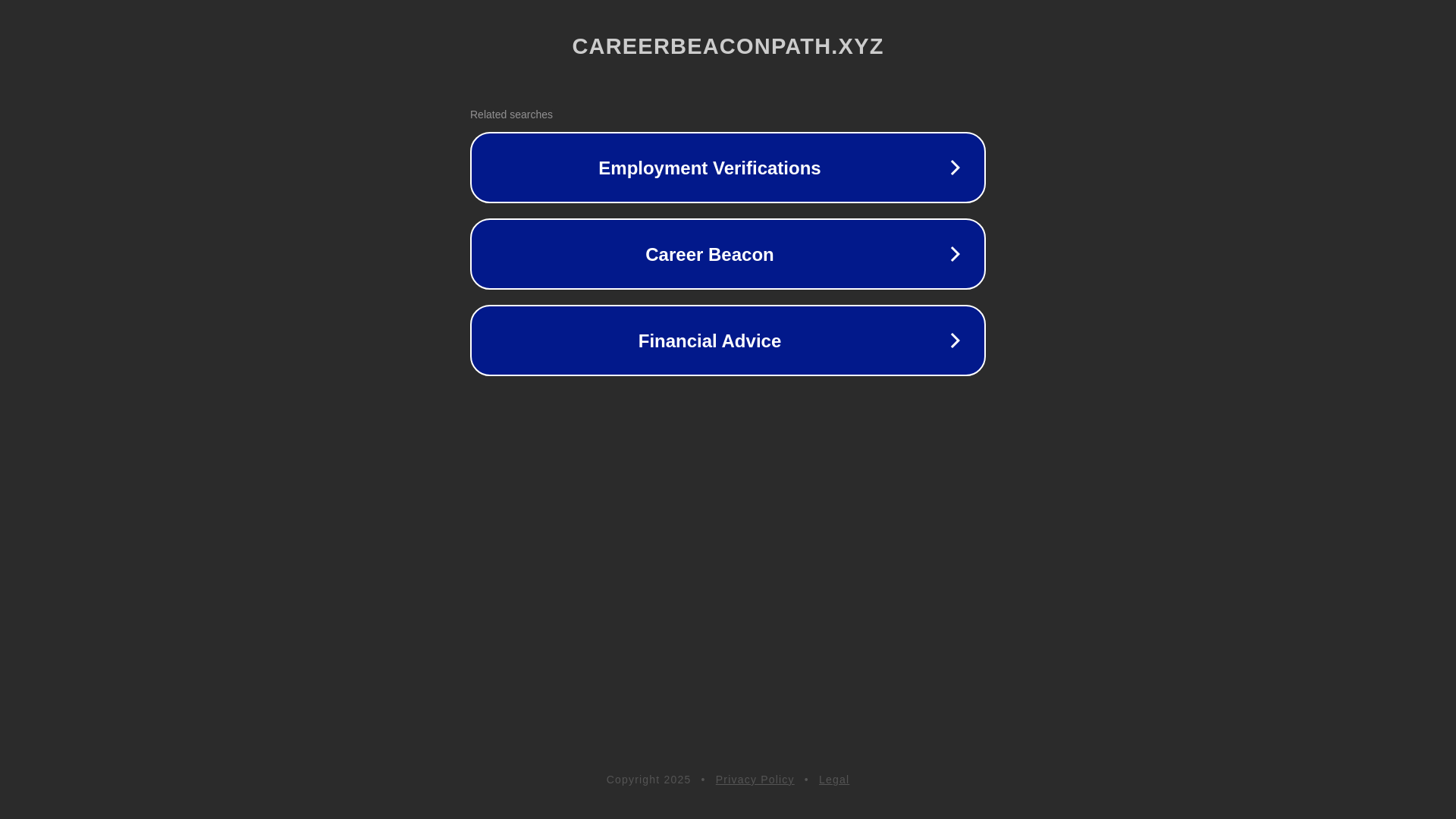 website screenshot of https://careerbeaconpath.xyz/