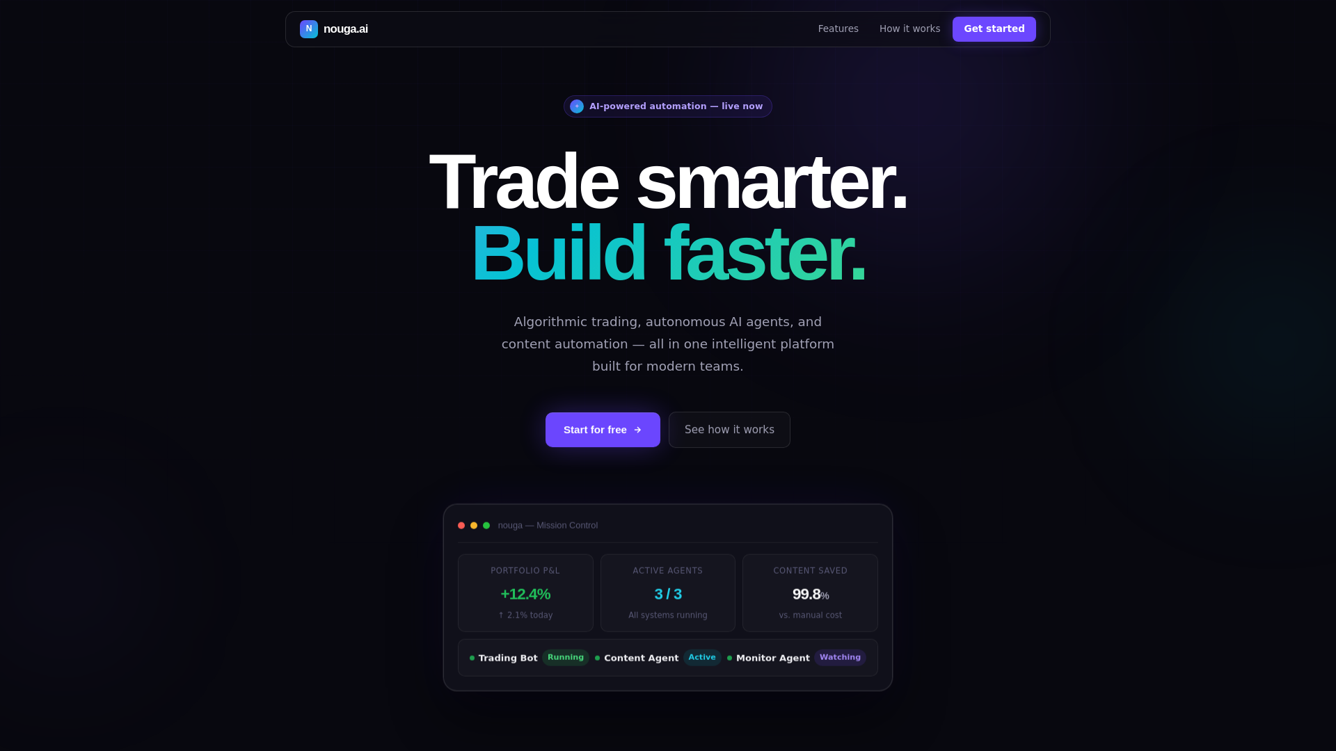 website screenshot of https://nouga-website.pages.dev/