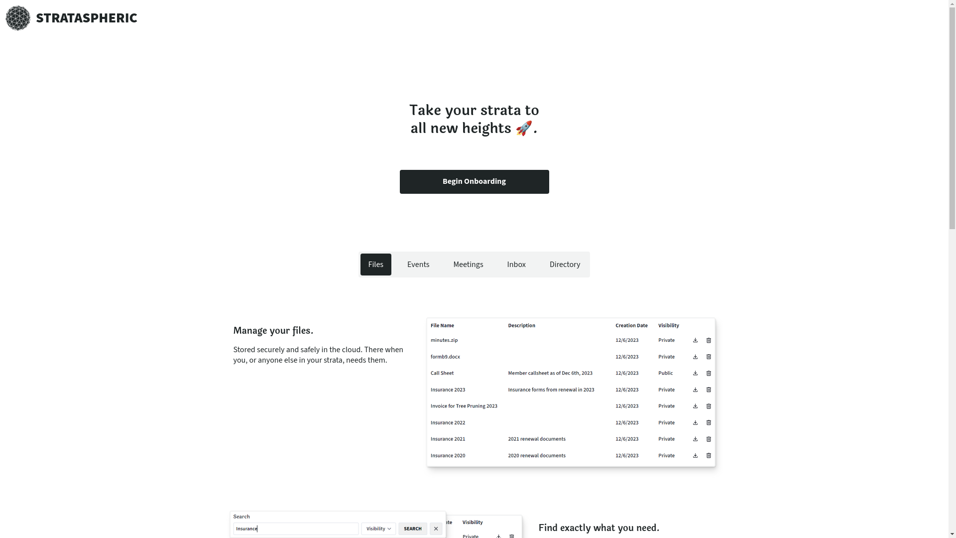 website screenshot of https://strataspheric.pages.dev/