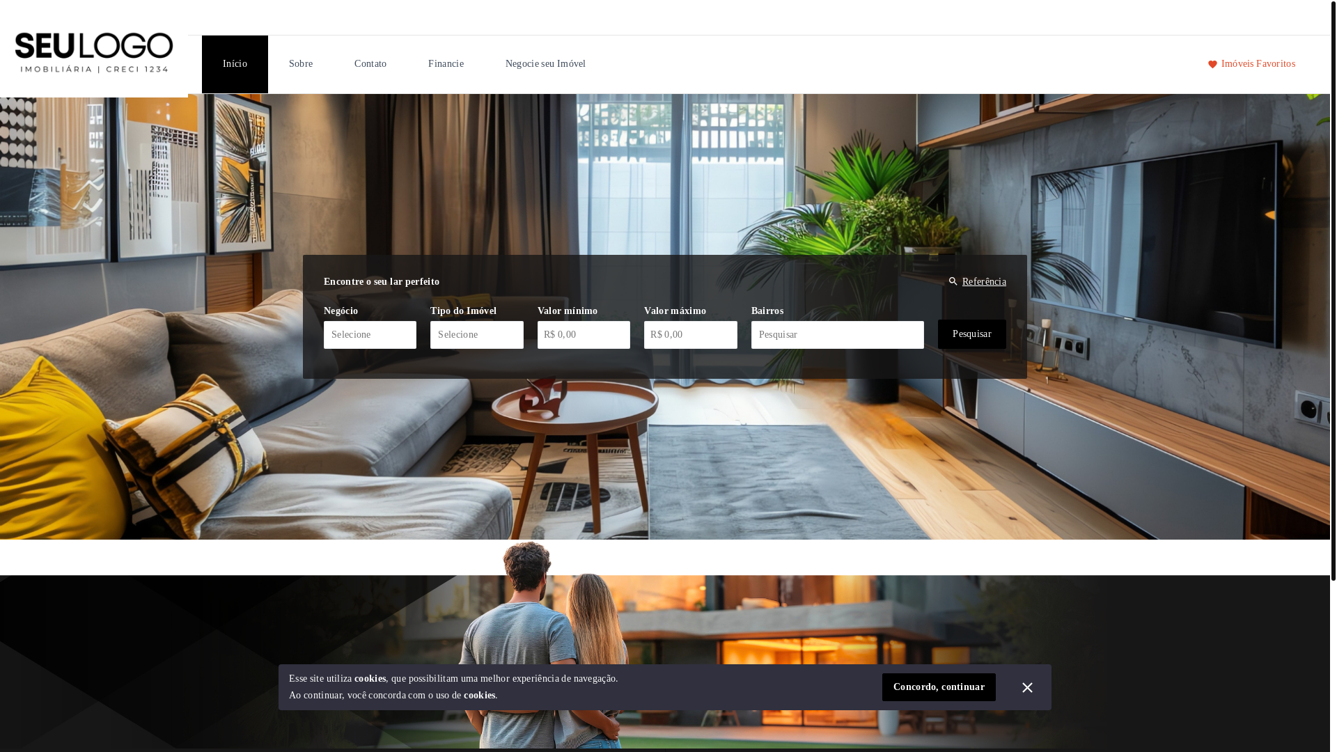 website screenshot of https://domusimovel.com.br/