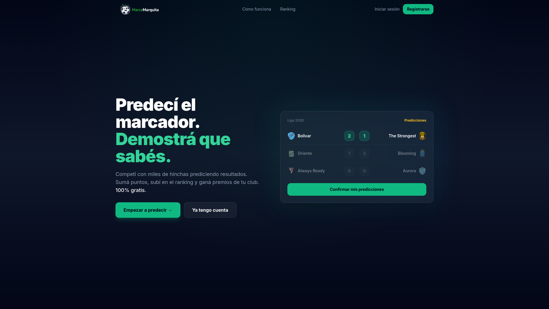 website screenshot of https://marcamarquita.com/