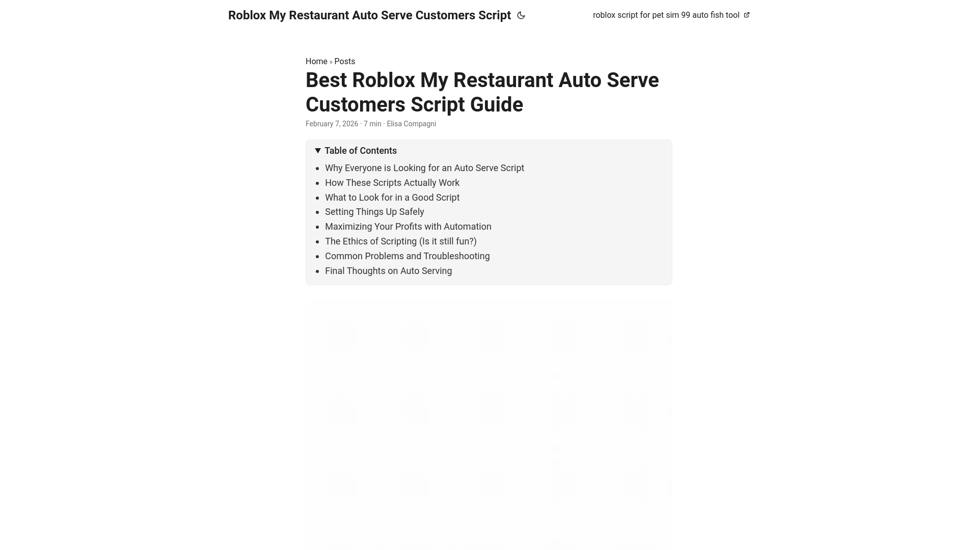 website screenshot of https://robloxmyrestaurantautoservecustomersscript.pages.dev/