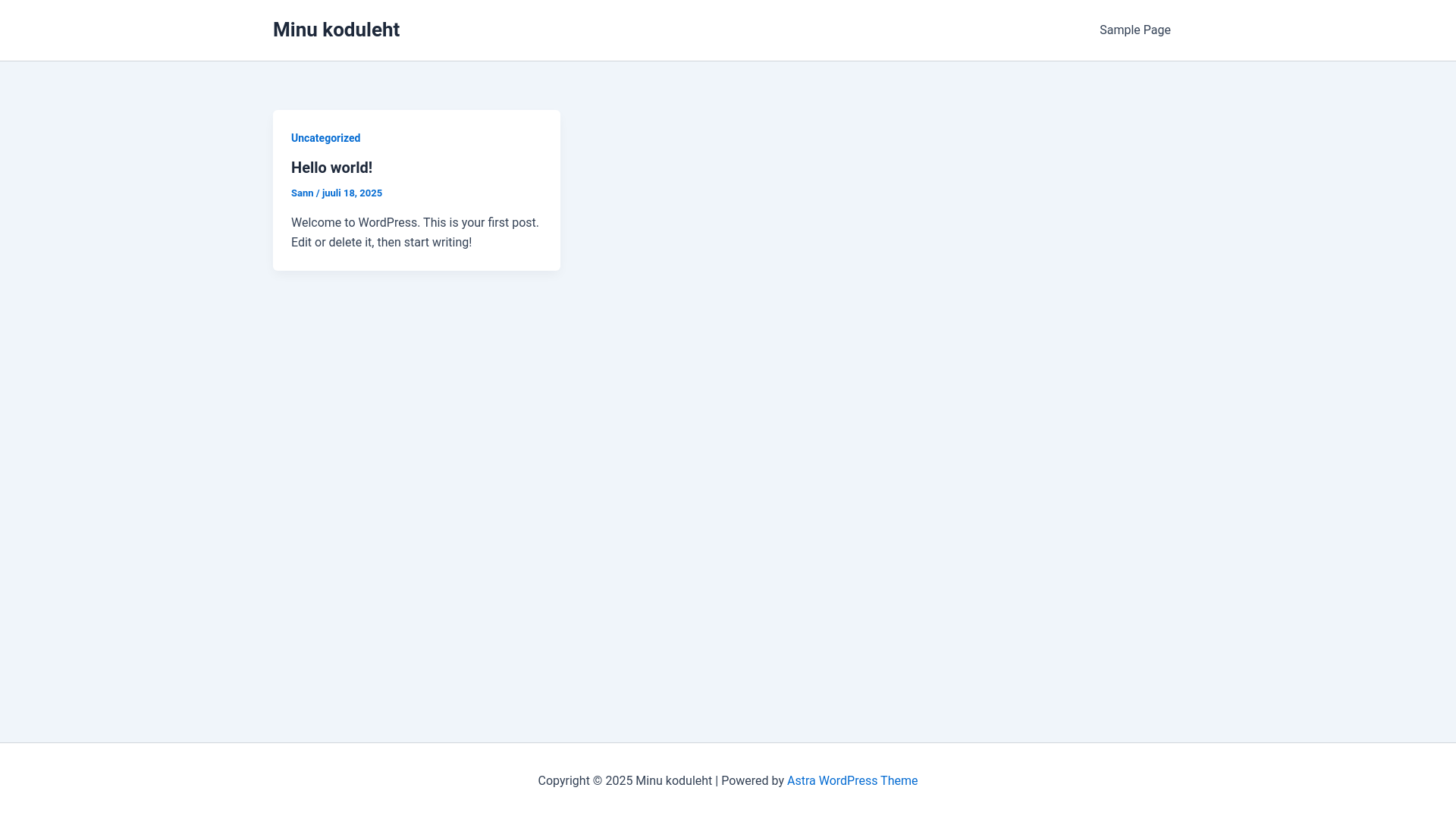 website screenshot of https://prantsusmeel.ee/