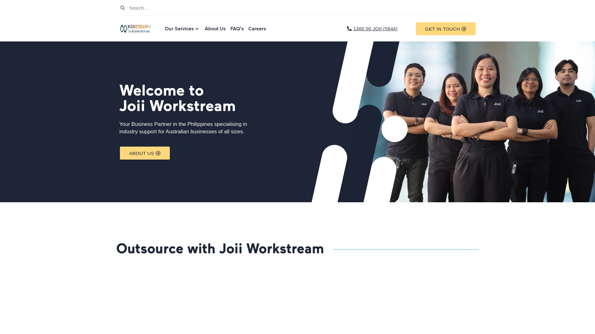 website screenshot of https://workstreamph.com