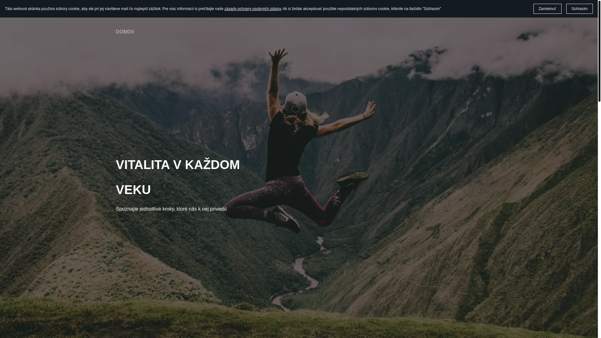 website screenshot of https://bodyzdravia.sk/