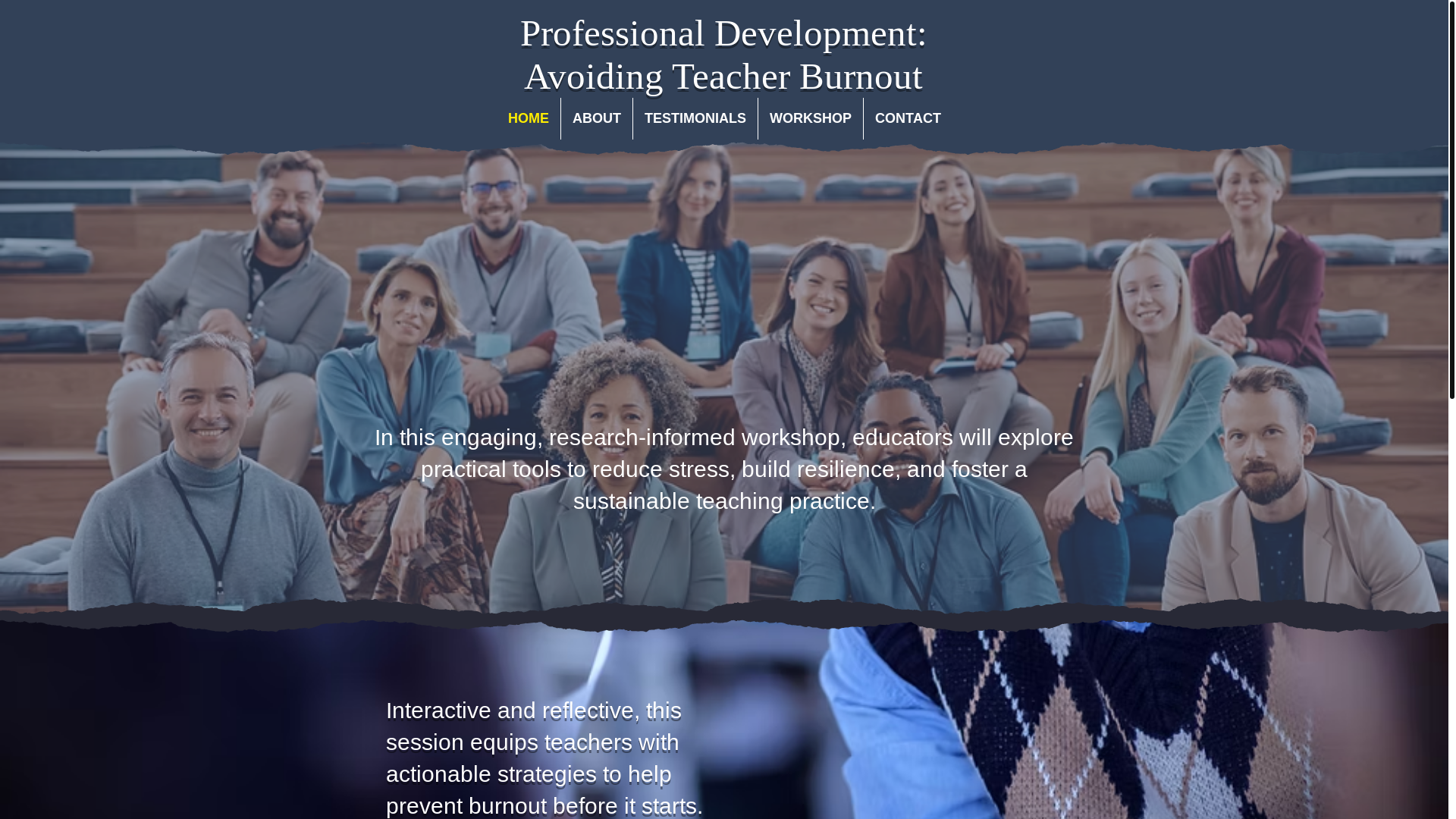 website screenshot of https://avoidingteacherburnout.com/
