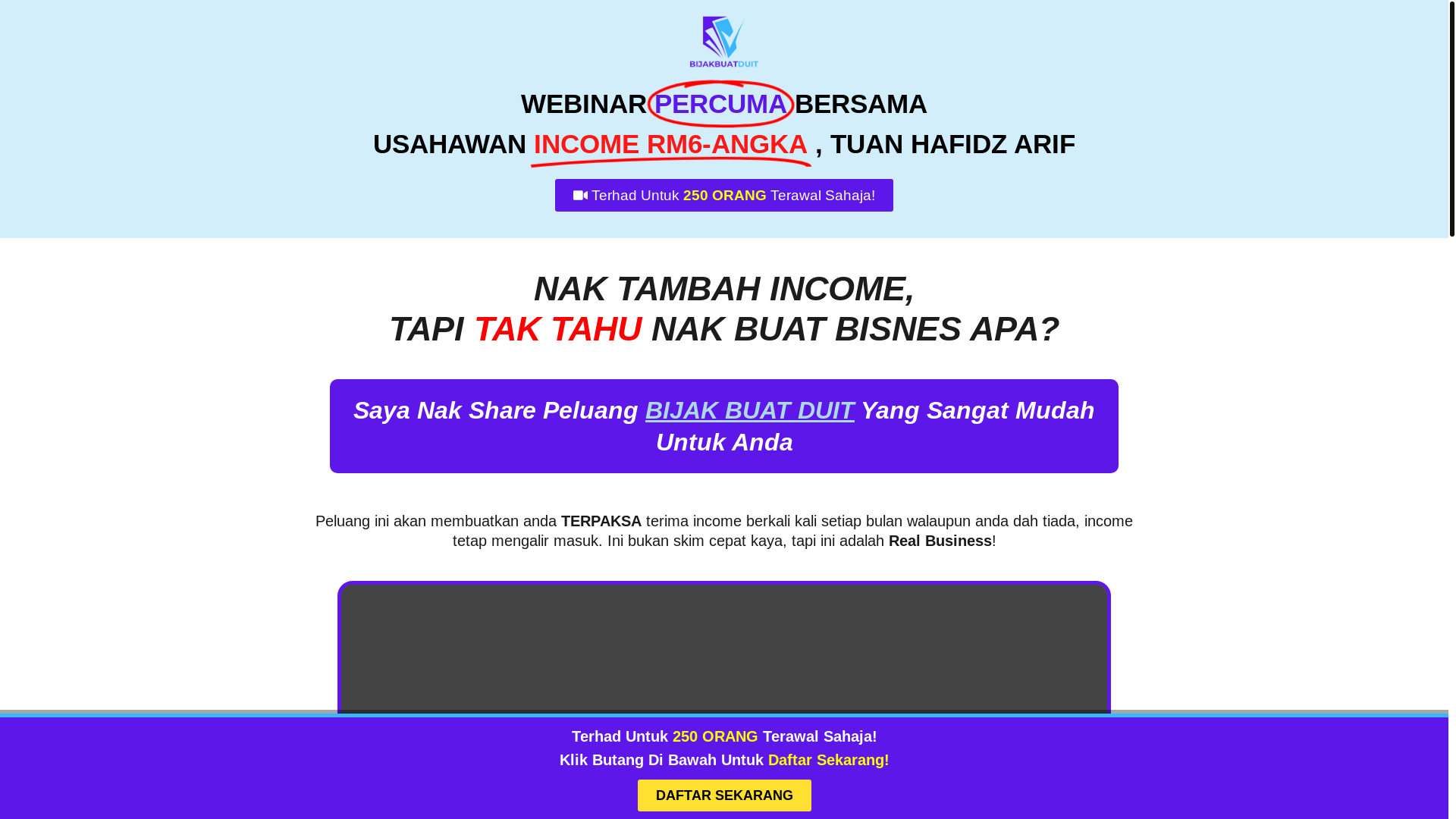 website screenshot of https://bijakbuatduit.com/?twe=2213913
