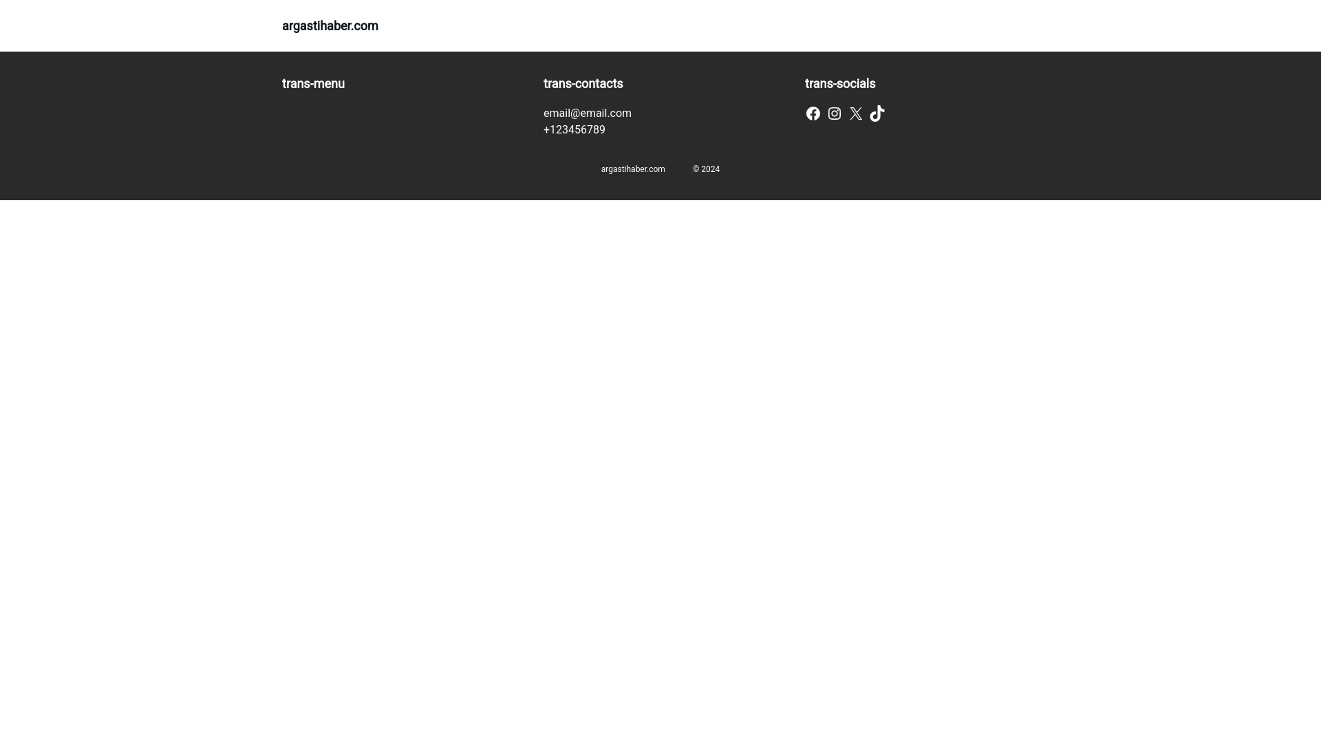 website screenshot of https://argastihaber.com/