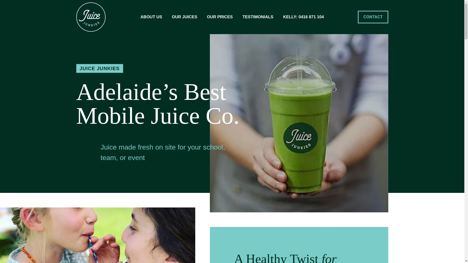 website screenshot of https://juicejunkies.online/