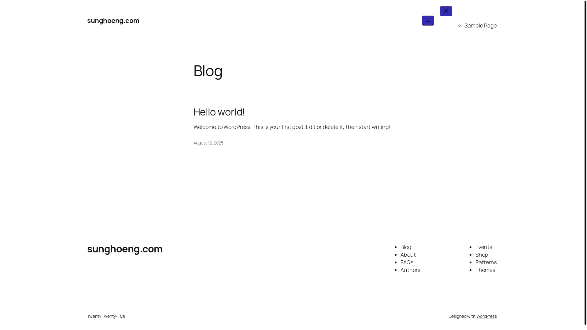 website screenshot of https://sunghoeng.com/