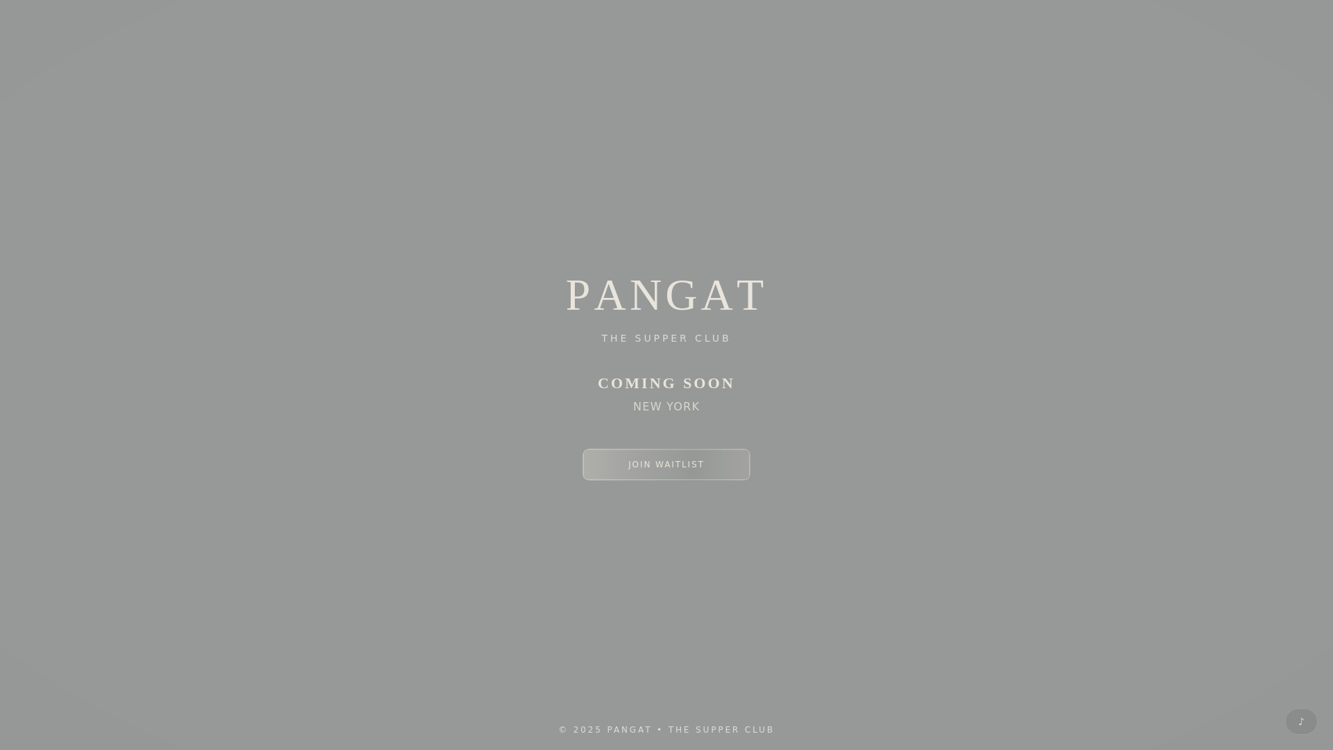 website screenshot of https://pangatthesupperclub.com/