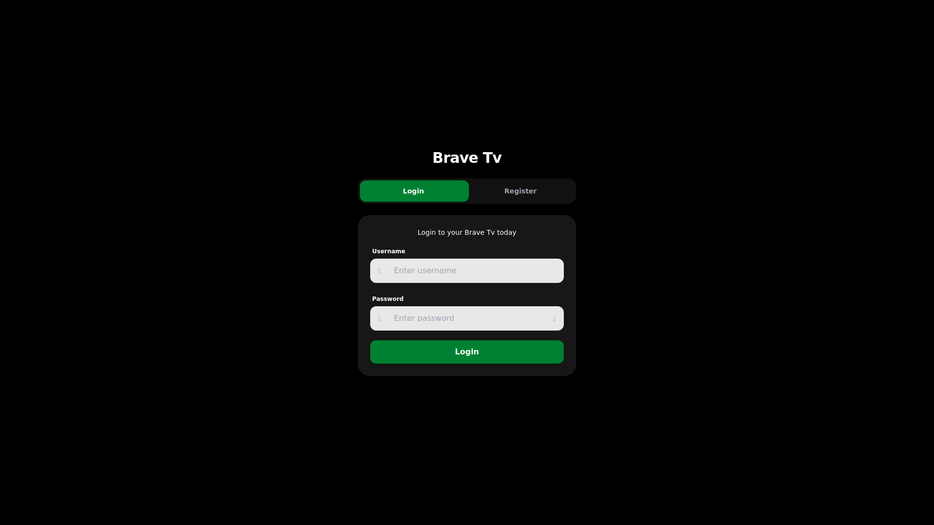 website screenshot of https://bravetv.top/
