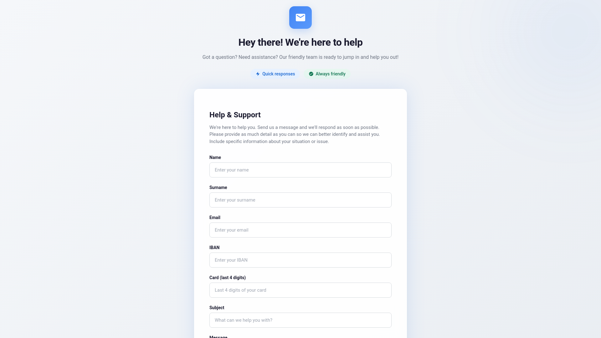 website screenshot of https://www.we-support.co/