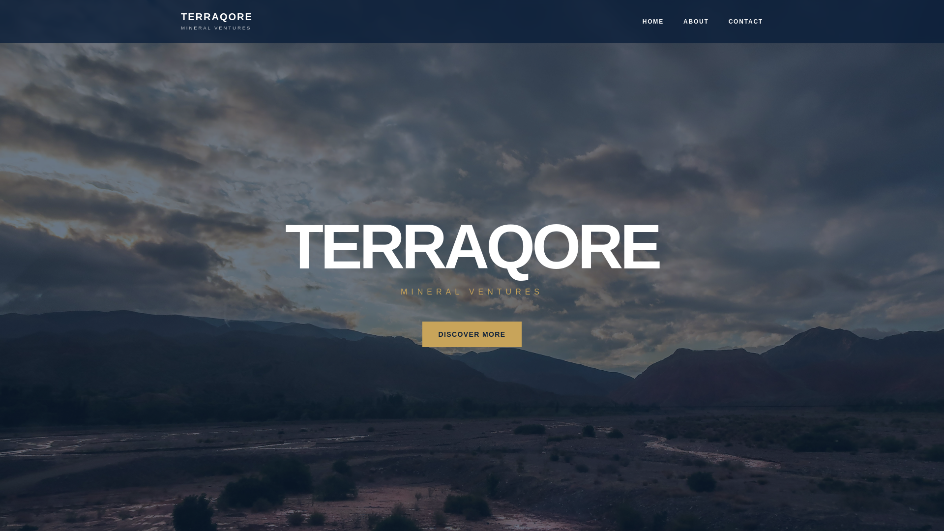 website screenshot of https://terraqore.com.ar