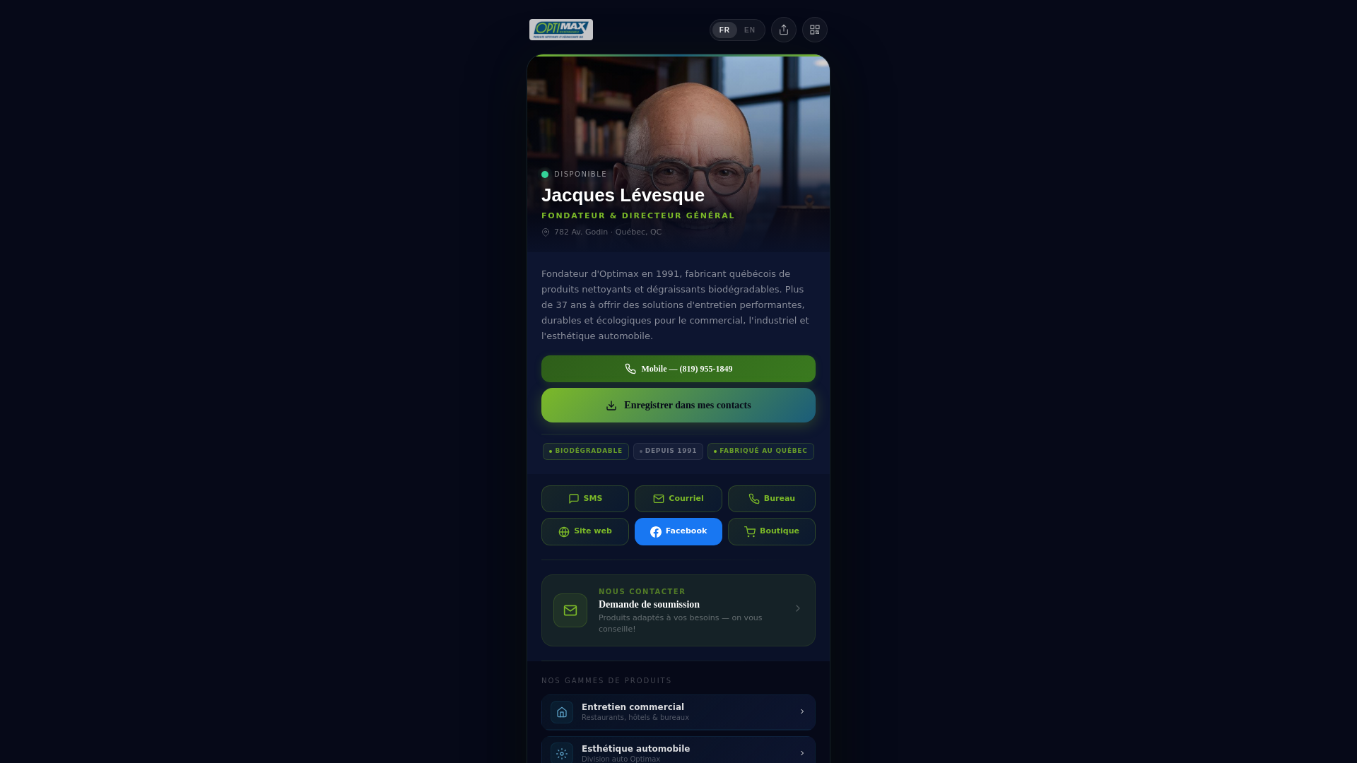 website screenshot of https://optimax-jacques-card.pages.dev/