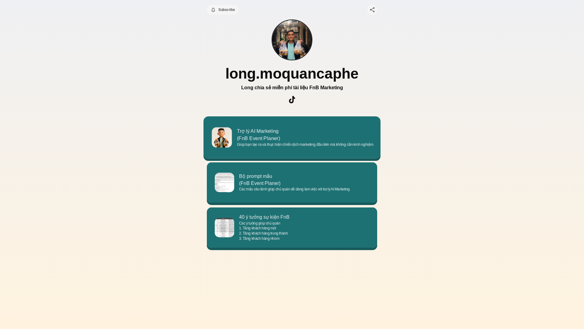 website screenshot of https://longmoquancaphe.com/