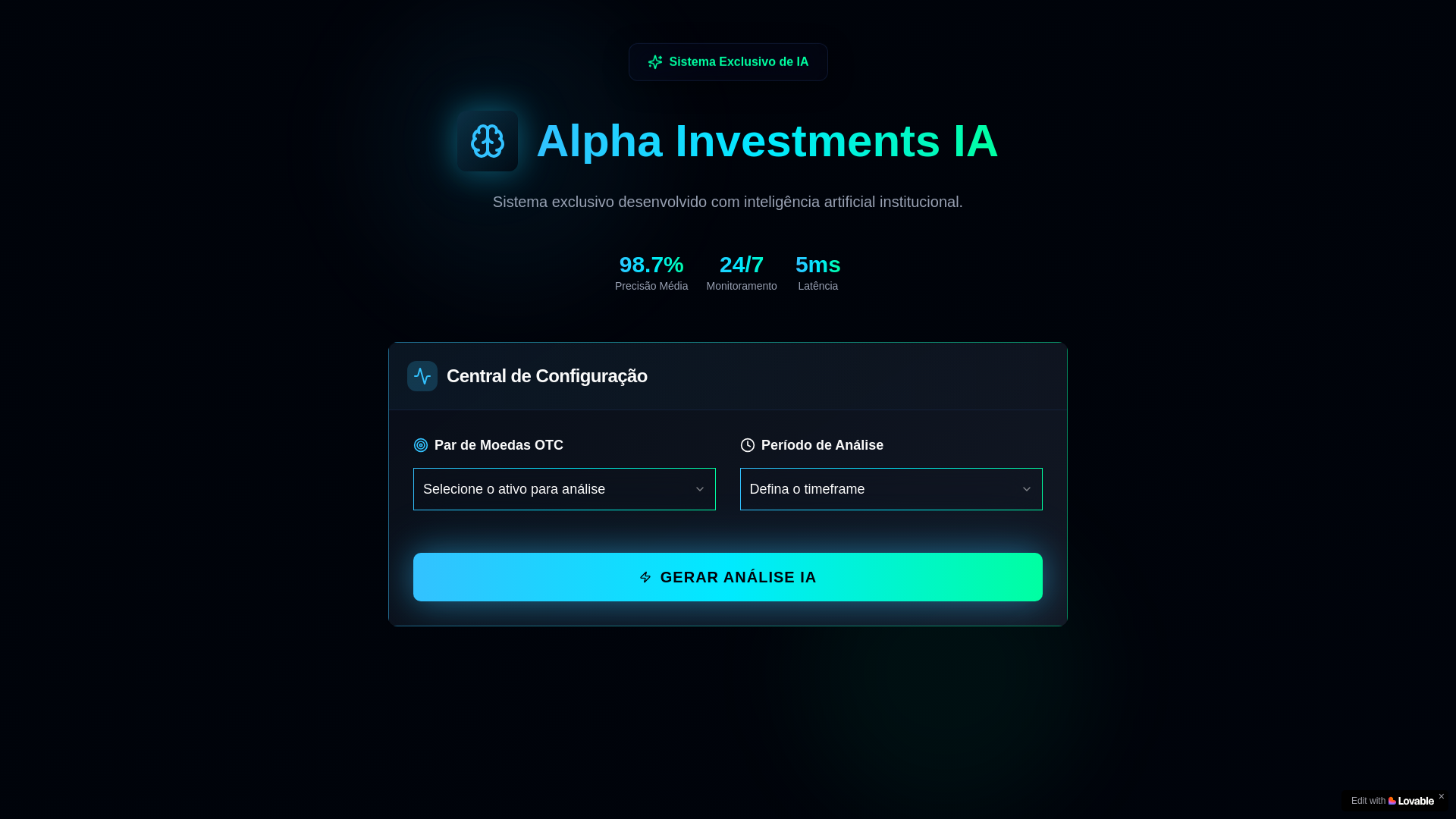 website screenshot of https://alphaia.site/