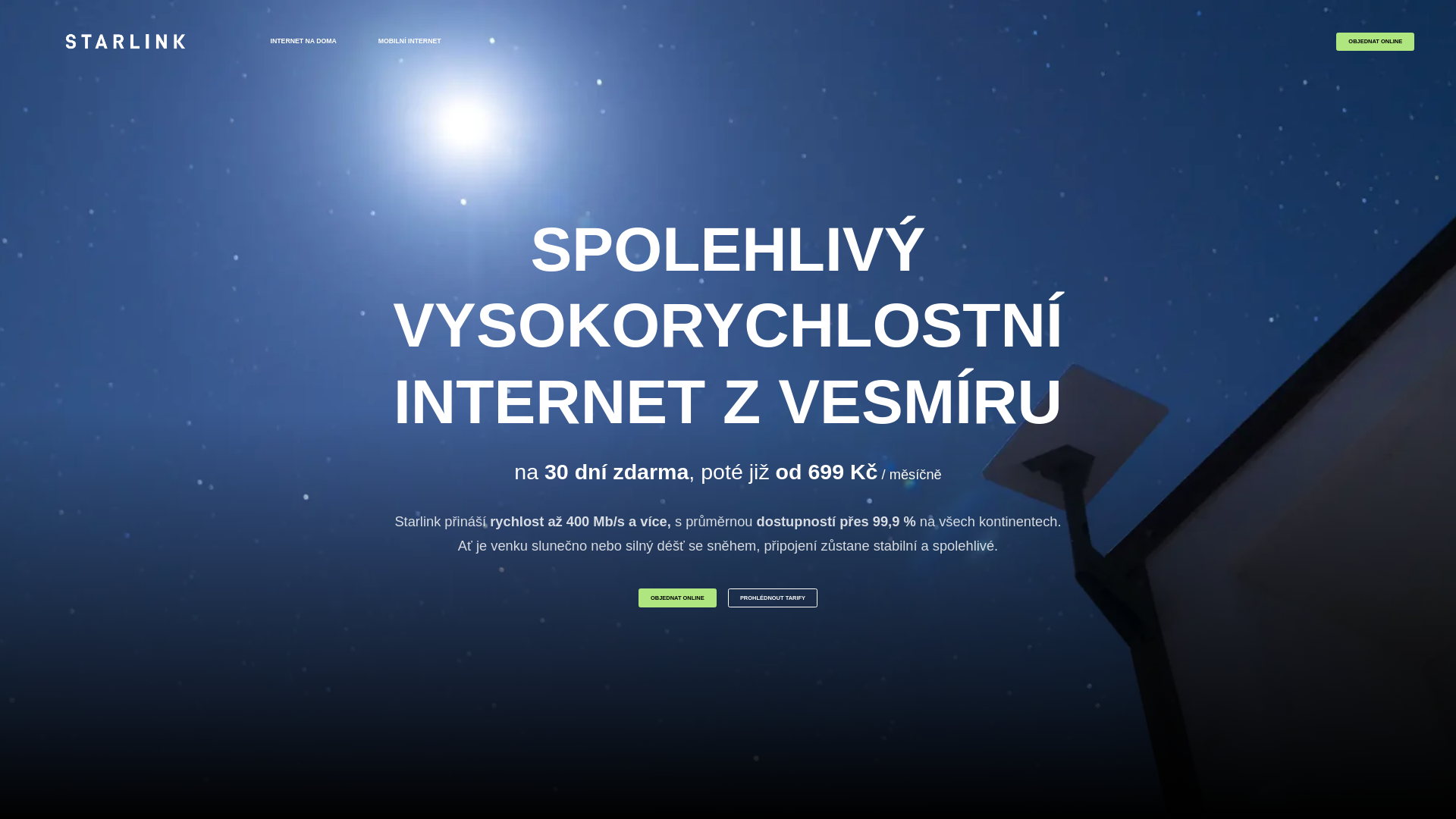 website screenshot of https://strlnk.cz