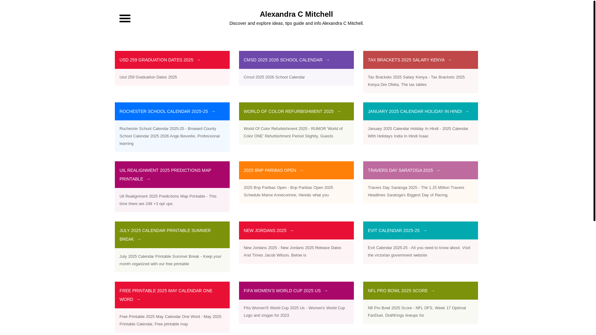 website screenshot of https://alexandracmitchellr.pages.dev/