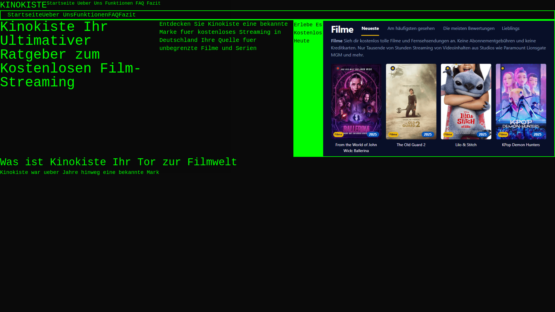 website screenshot of https://kinokiste-0qlm.pages.dev/