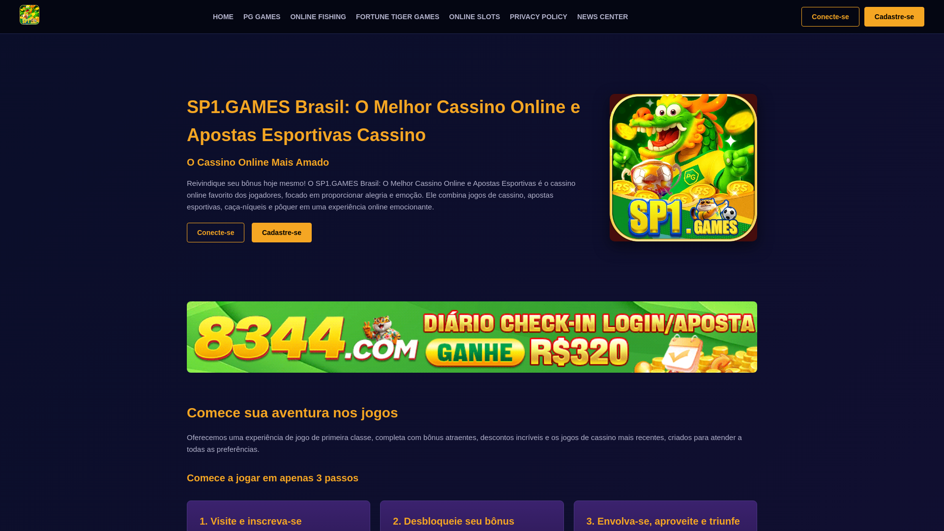 website screenshot of https://sp1gamesbr.com/