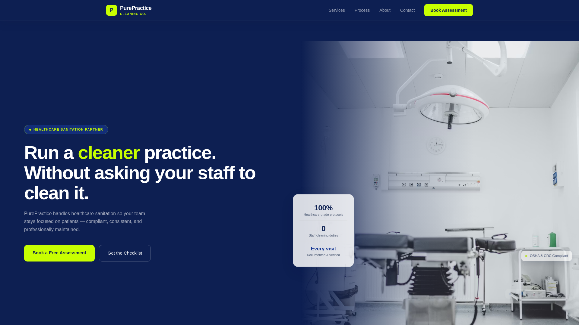 website screenshot of https://getpurepractice.com