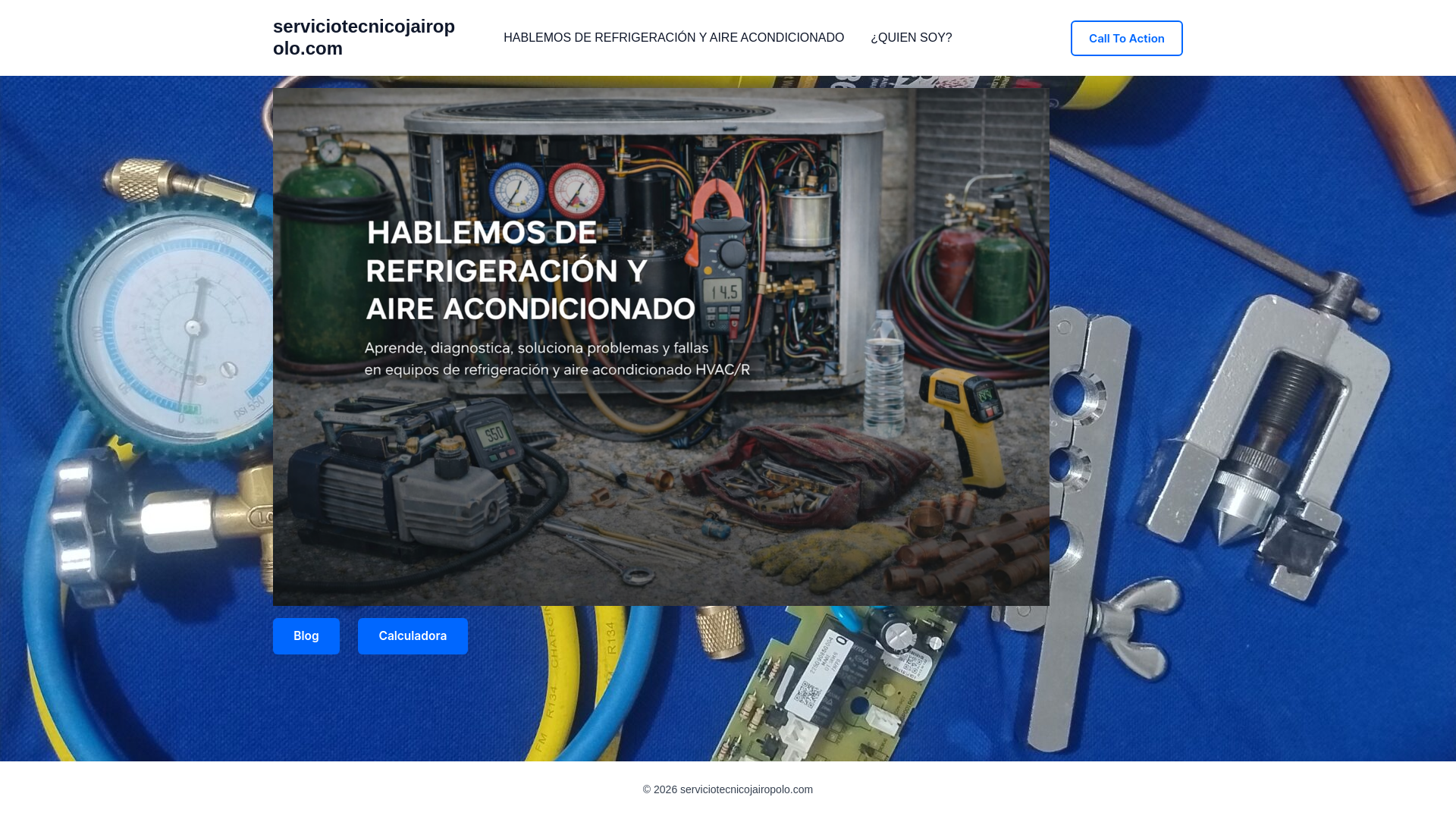 website screenshot of https://serviciotecnicojairopolo.com/