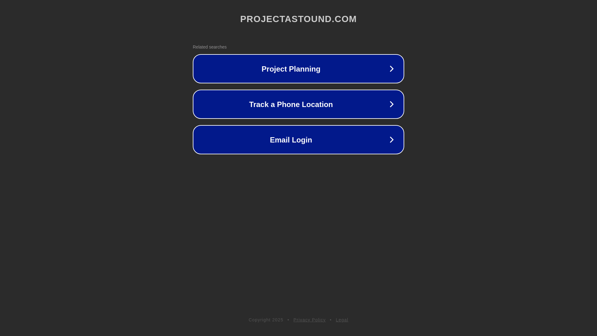website screenshot of https://projectastound.com/