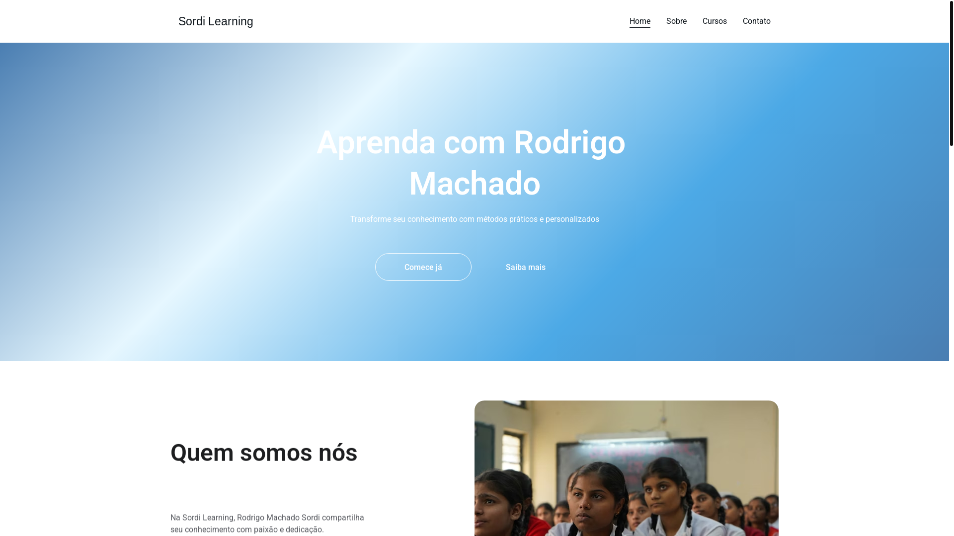 website screenshot of https://rodrigomachado.blog/