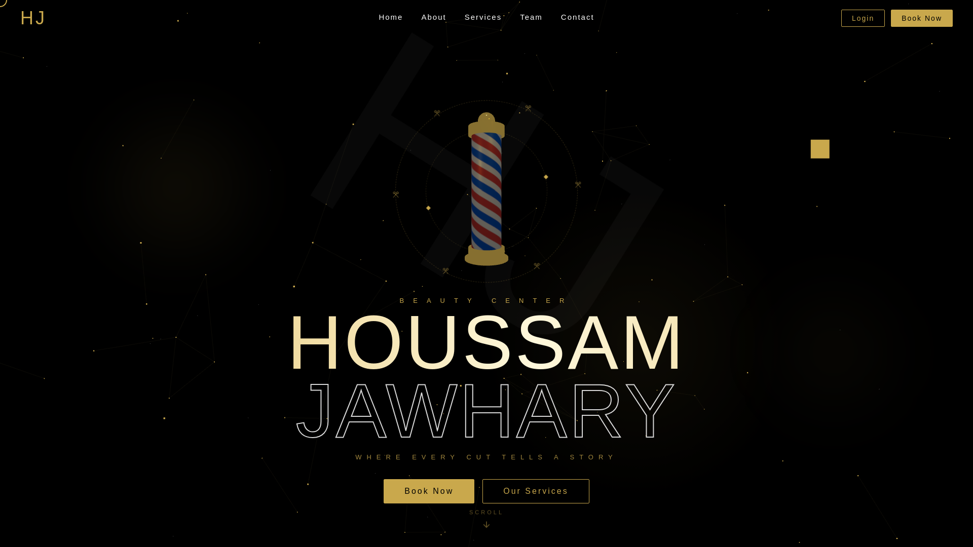 website screenshot of https://houssambeautycenter.store