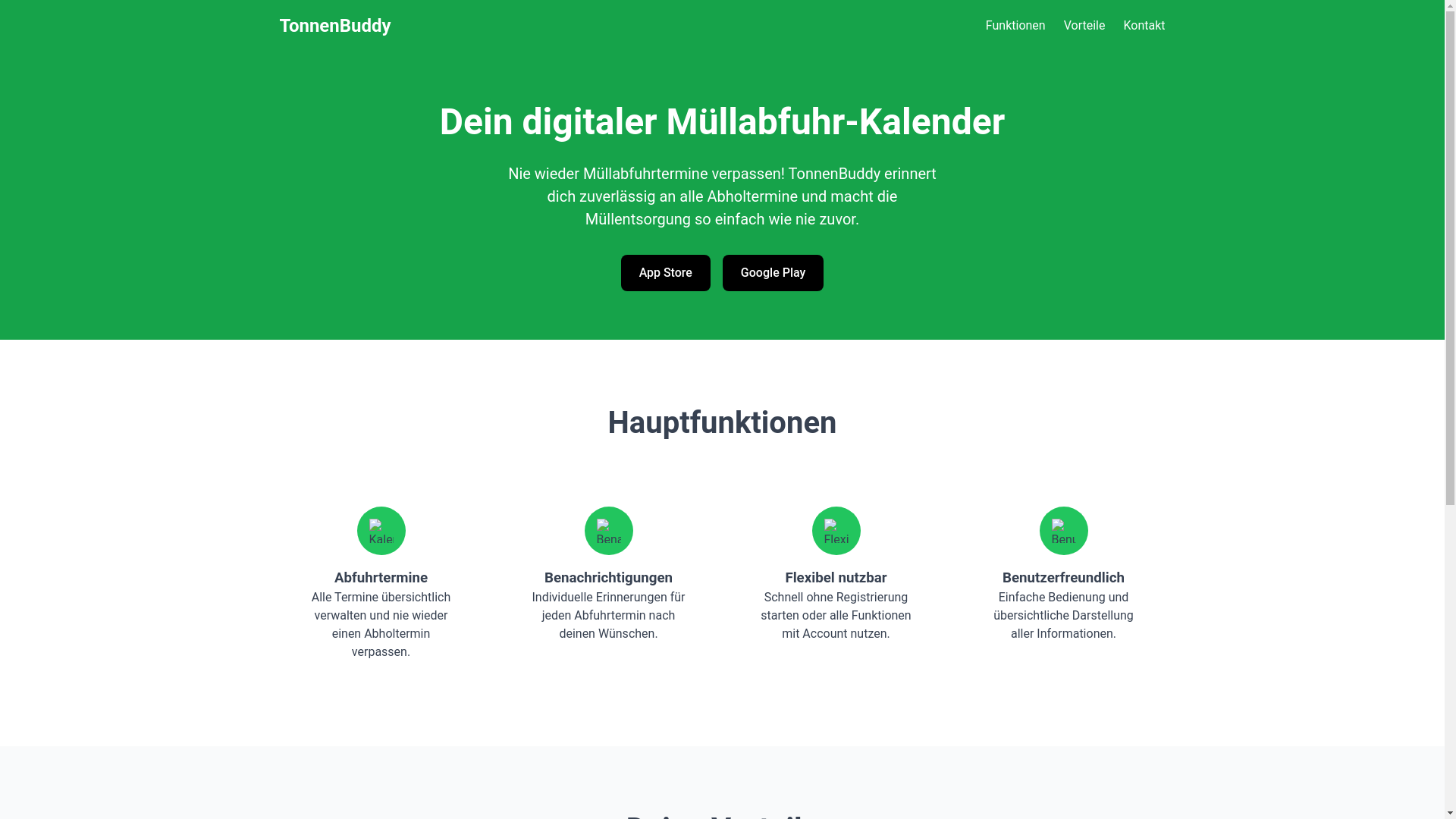 website screenshot of https://waste-collection-website.pages.dev/