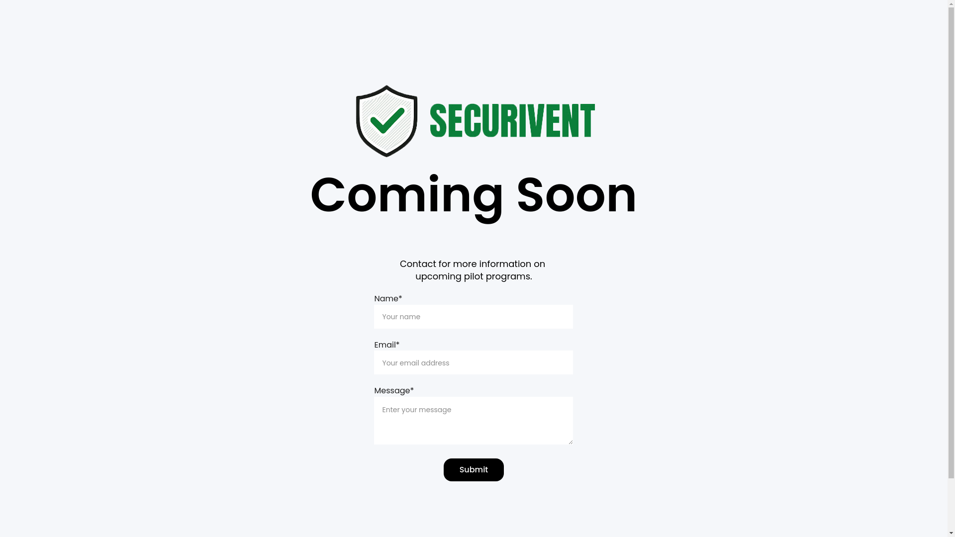 website screenshot of https://securivent.ca/