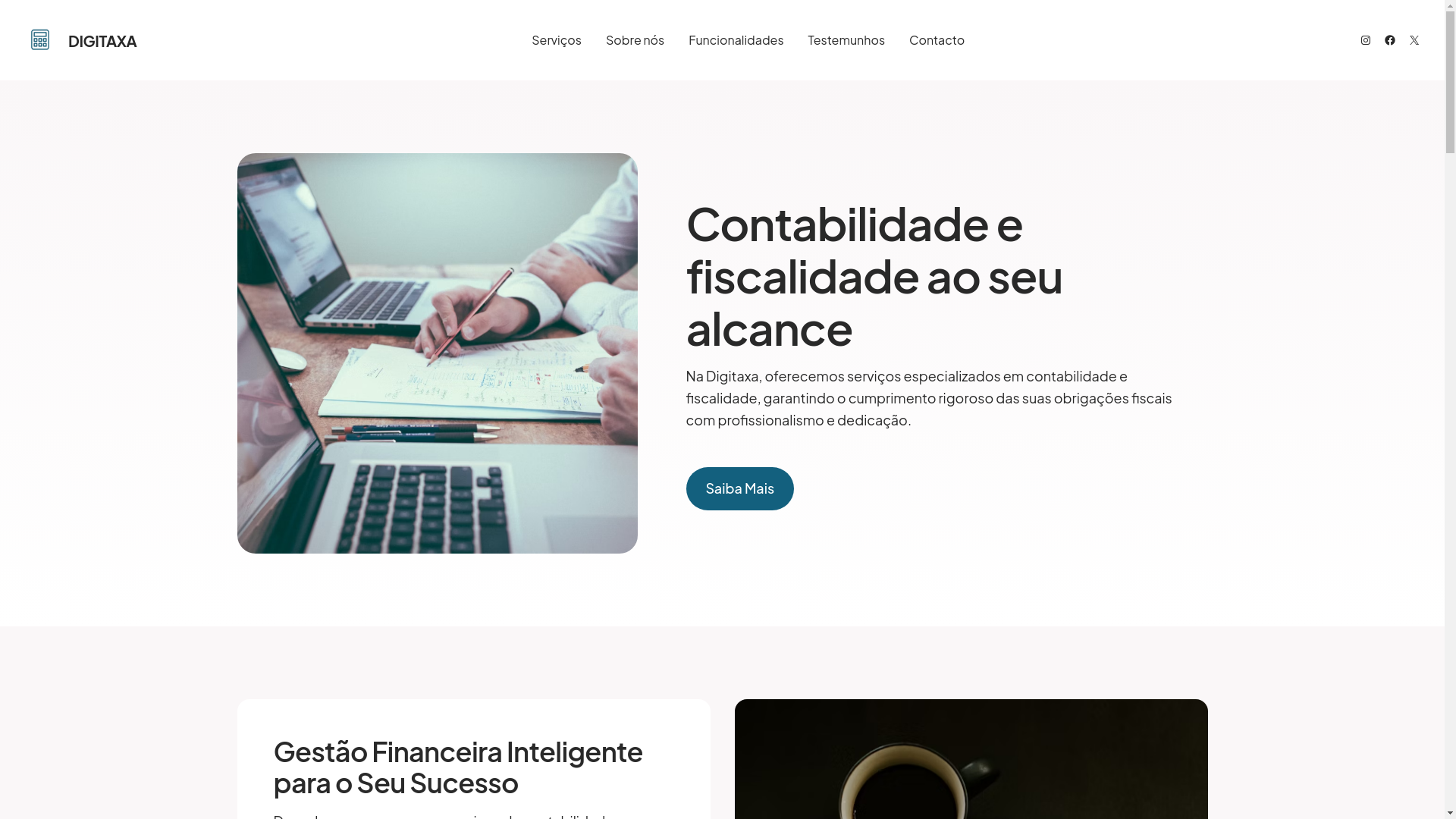 website screenshot of https://digitaxa.pt/