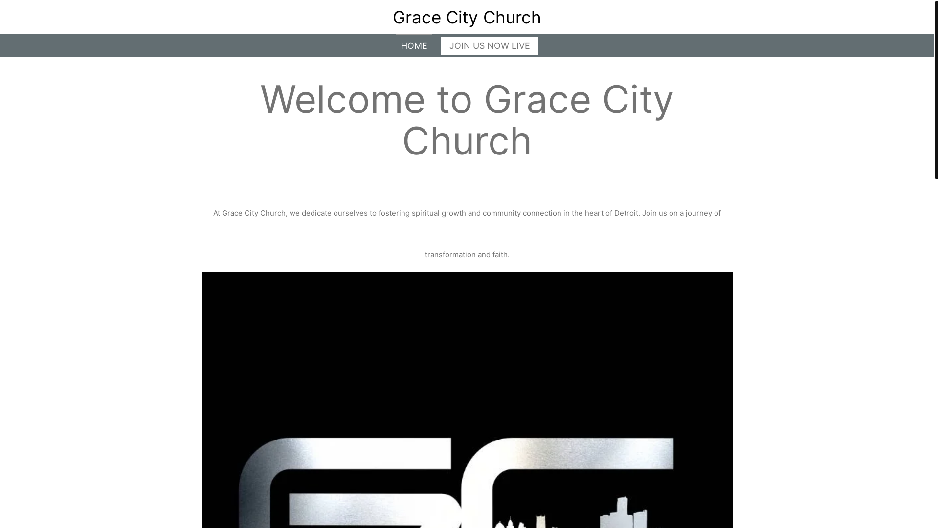 website screenshot of https://gracecitydetroit.com/
