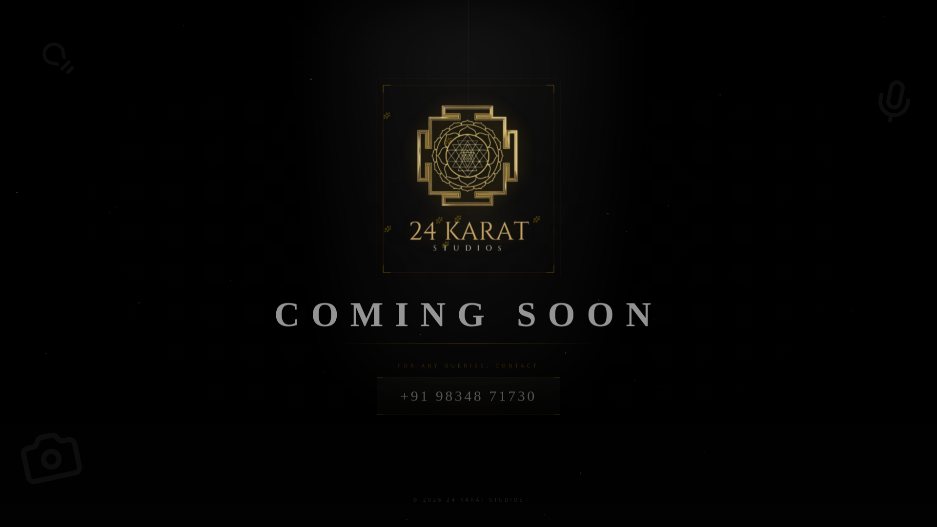 website screenshot of https://24karatstudios.in/