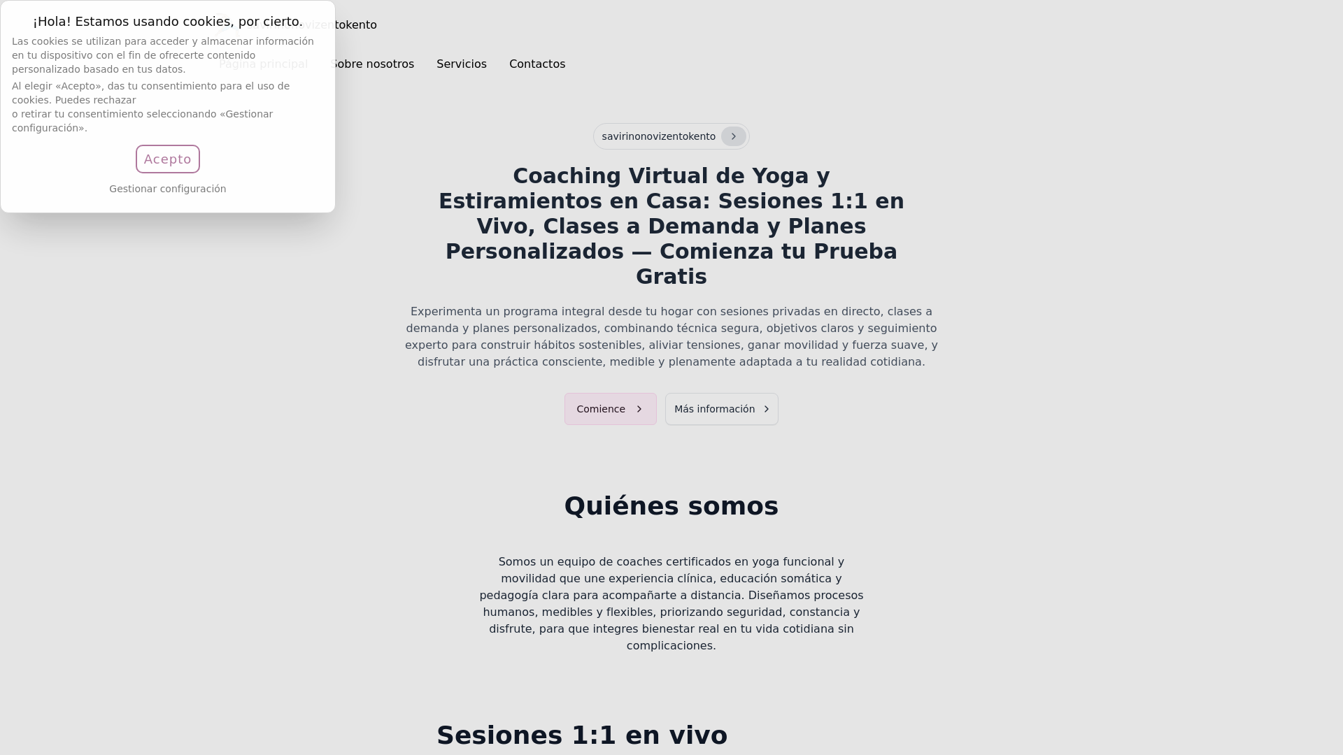 website screenshot of https://savirinonovizentokento.click