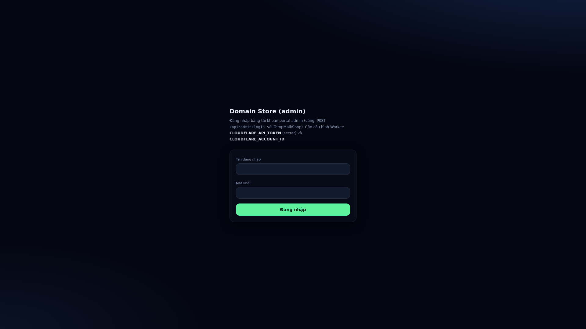 website screenshot of https://domains-edv.pages.dev/