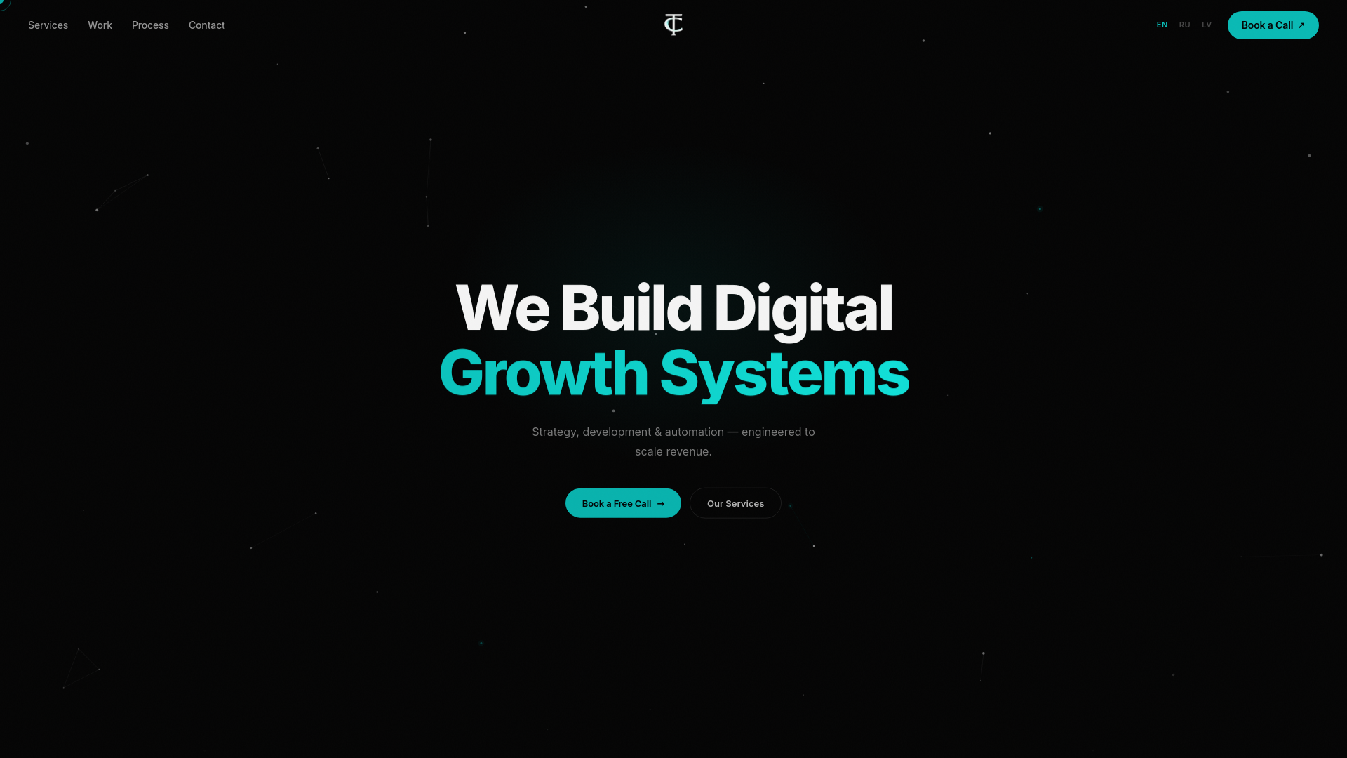 website screenshot of https://trafloconnection.com/