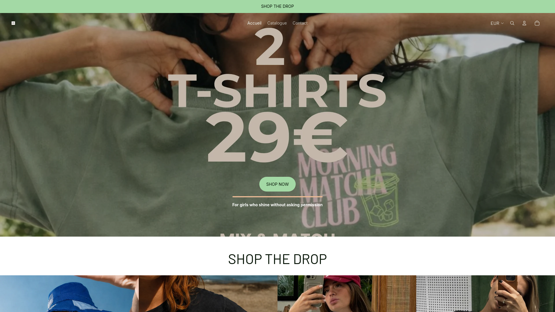 website screenshot of https://sunsetgirlsclubparis.com/