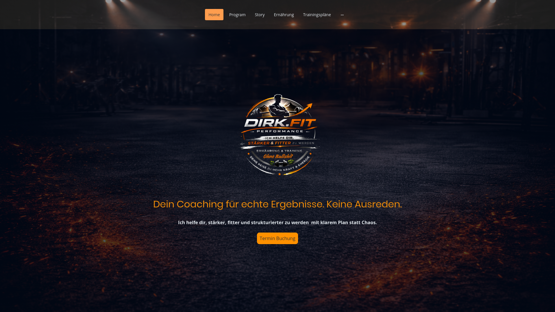 website screenshot of https://d-fitperformance.de/