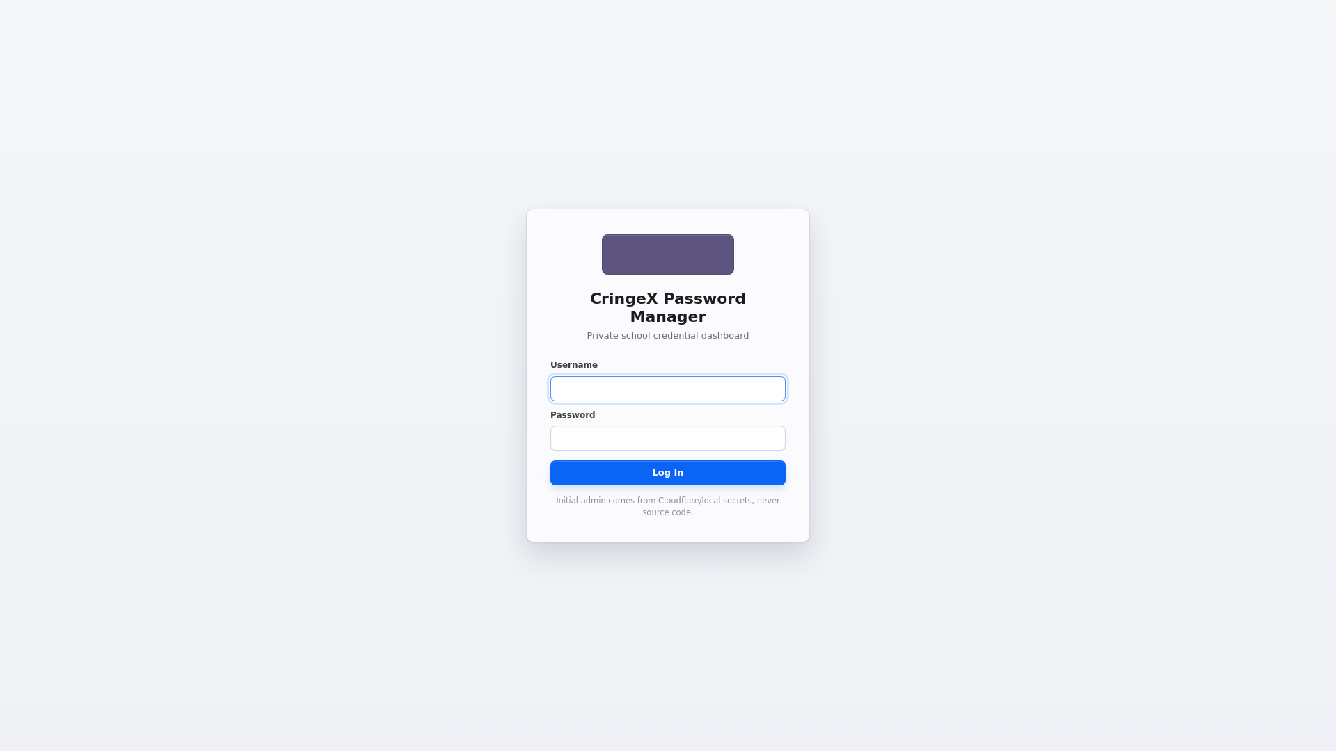 website screenshot of https://cringex-password-manager.pages.dev/