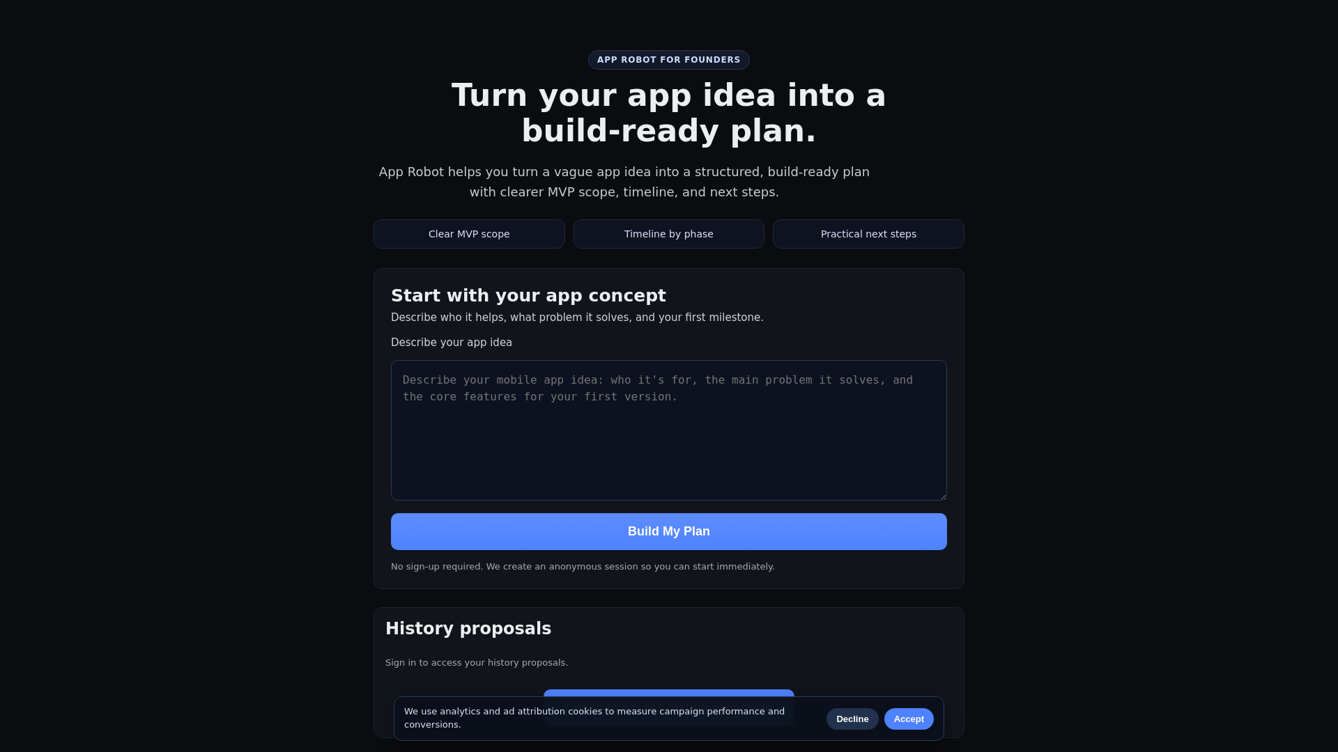 website screenshot of https://approbotstudio.com