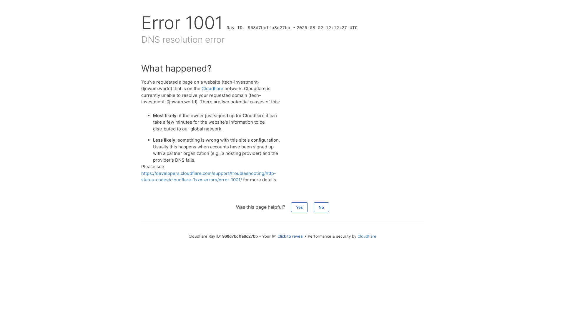 website screenshot of https://tech-investment-0jnwum.world/