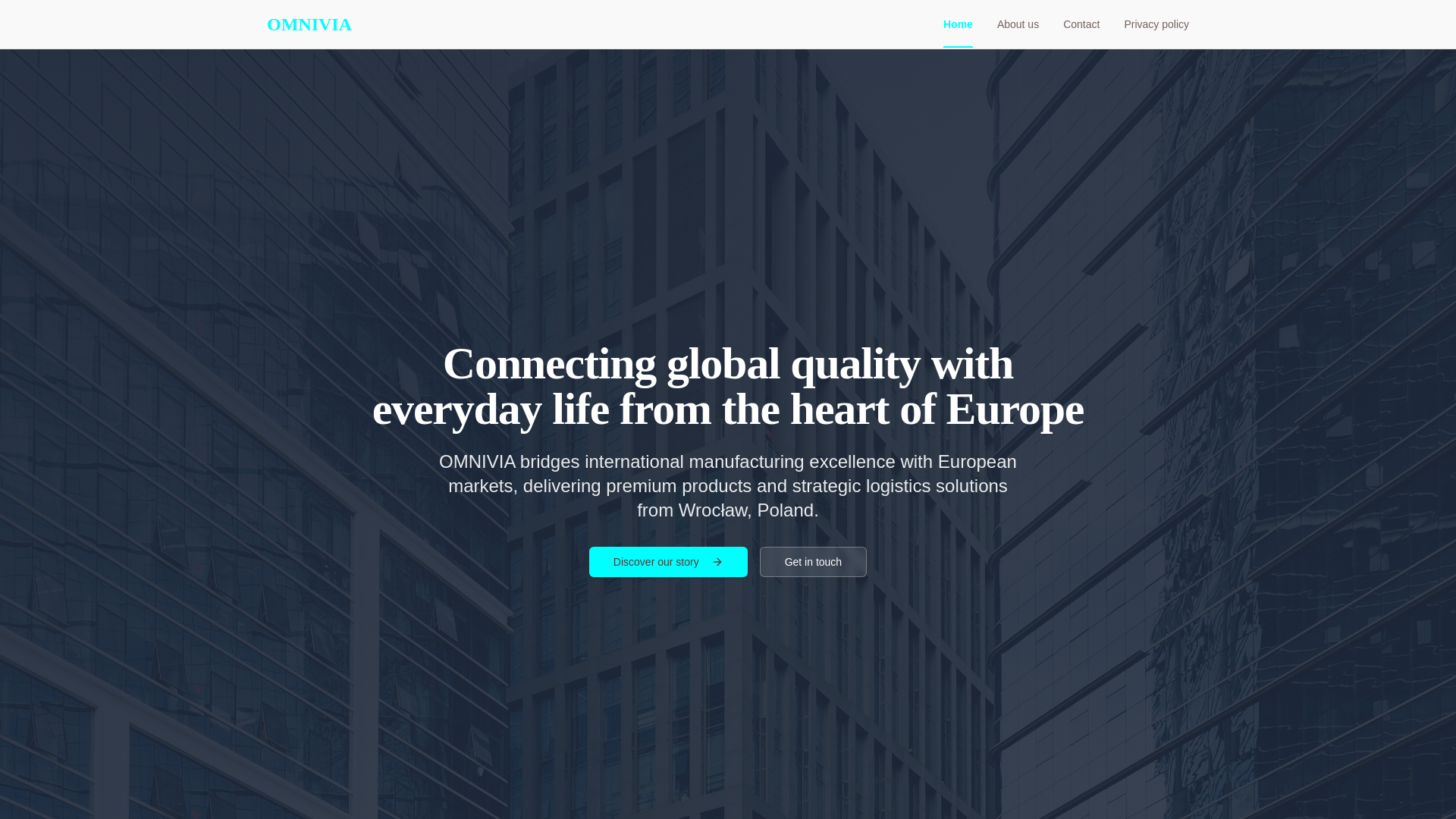 website screenshot of https://omnivia.com.pl/