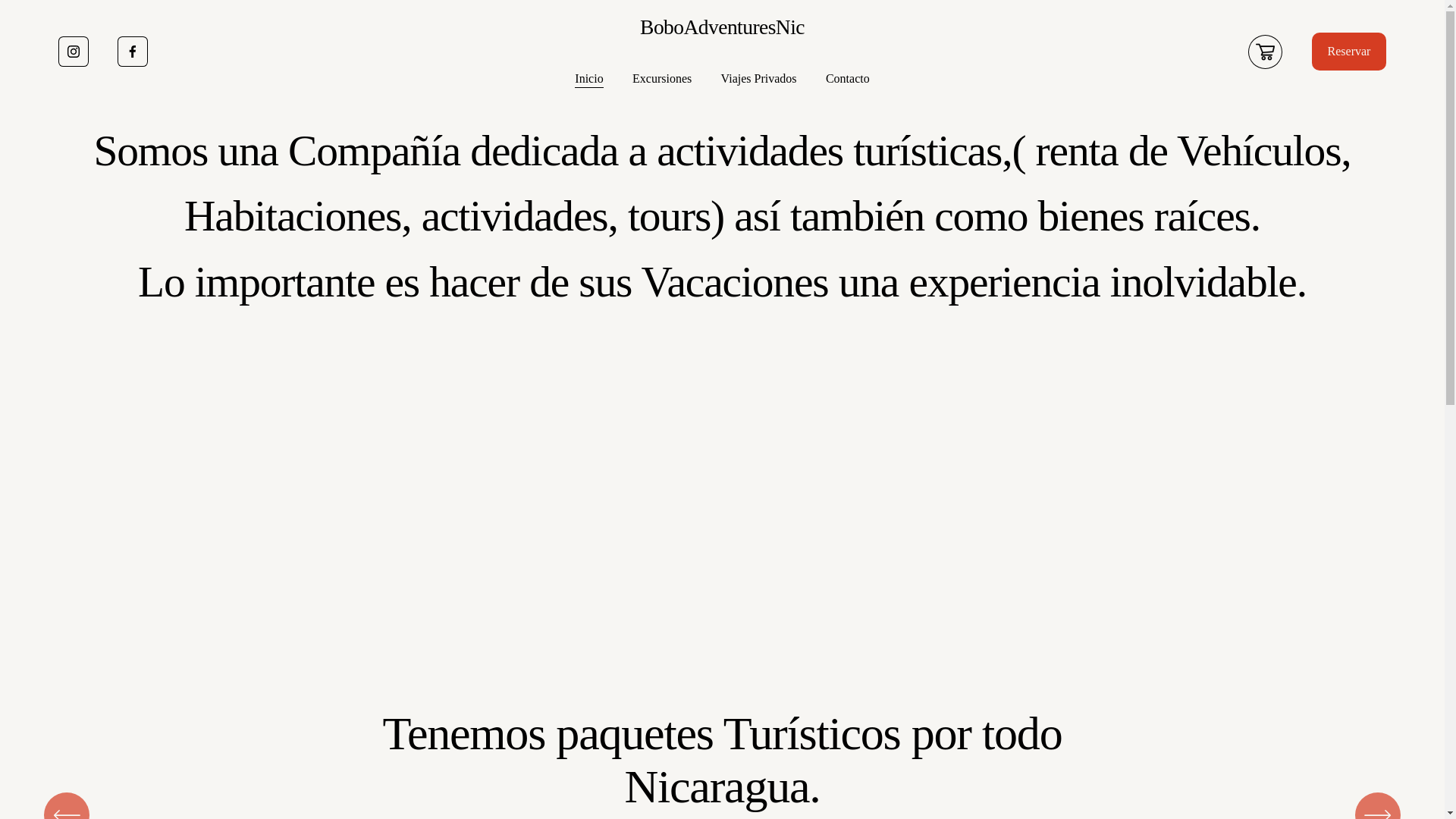 website screenshot of https://boboadventuresnic.com/