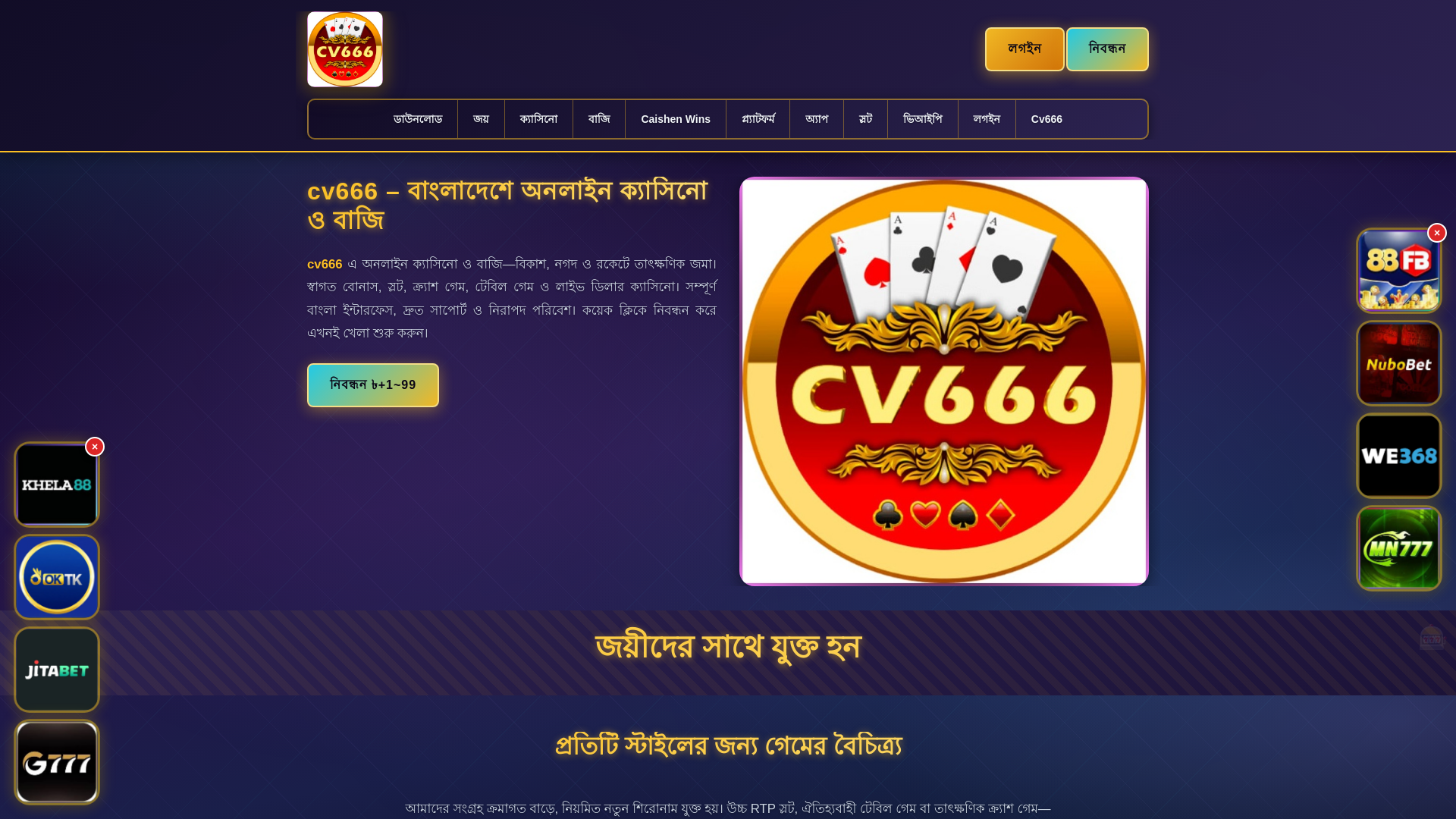website screenshot of https://cv666panch.com/