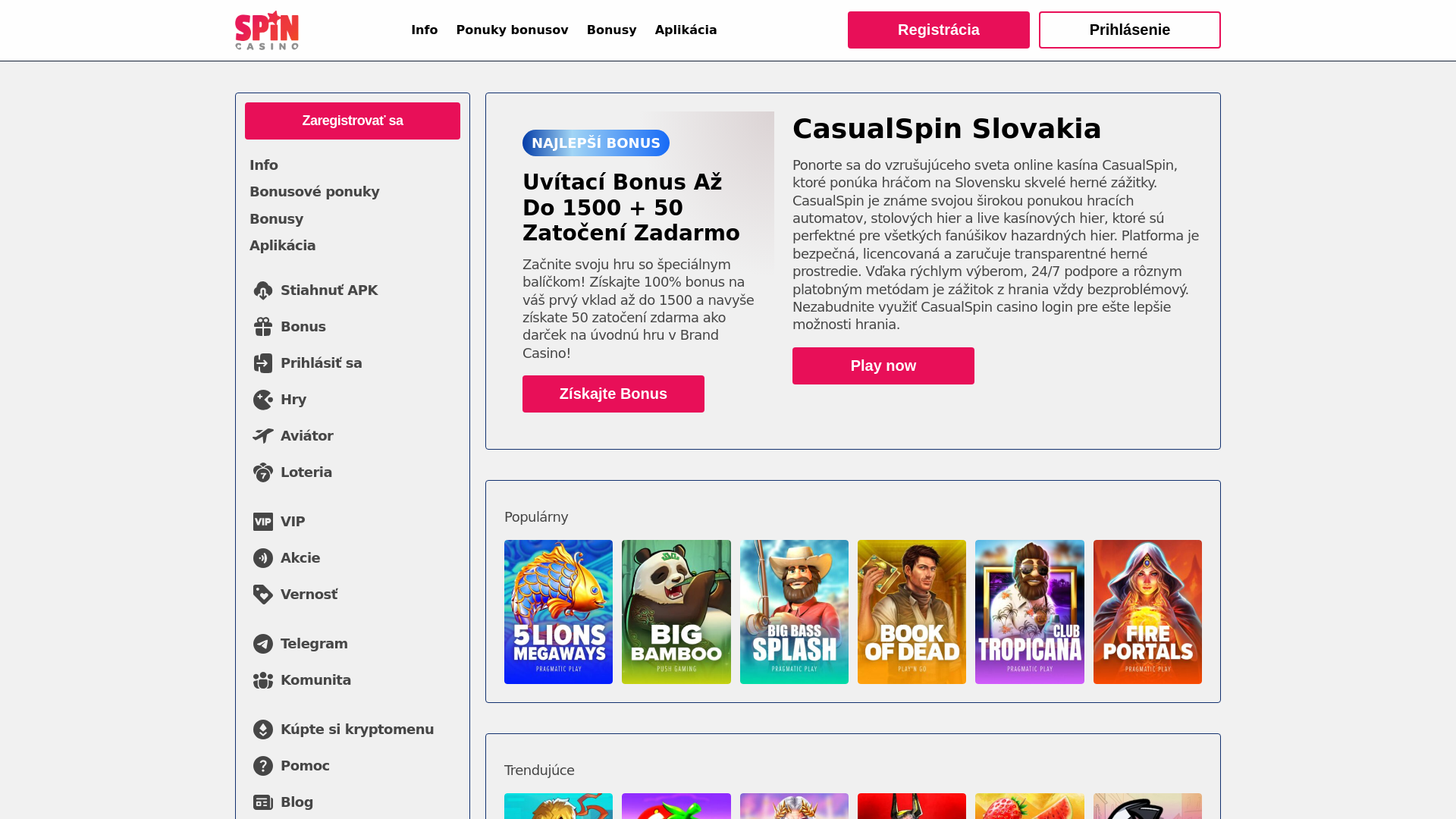 website screenshot of https://casualspinslovakia-com.pages.dev/