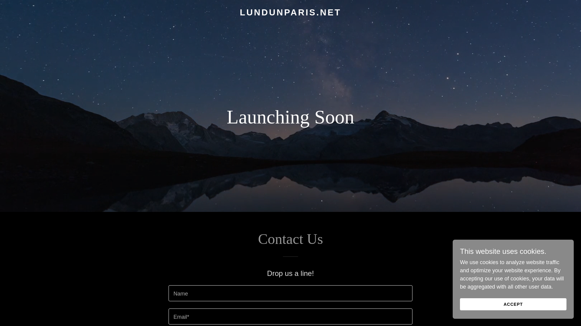website screenshot of https://lundunparis.net/